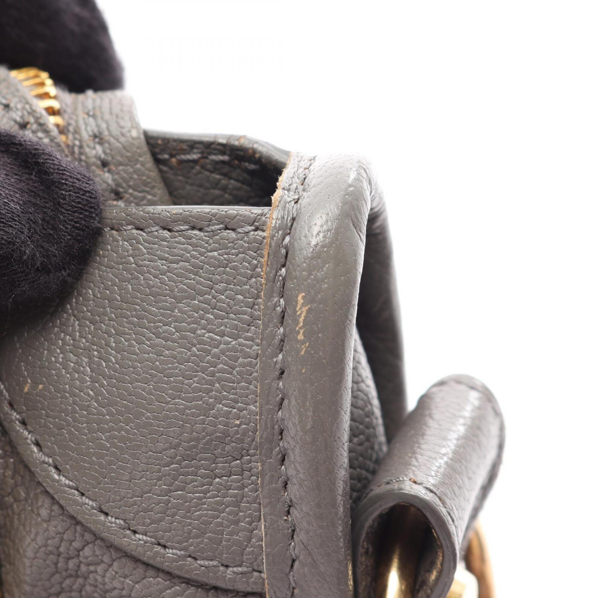 Balenciaga Gray Metallic Leather Handbag (Pre-Owned)