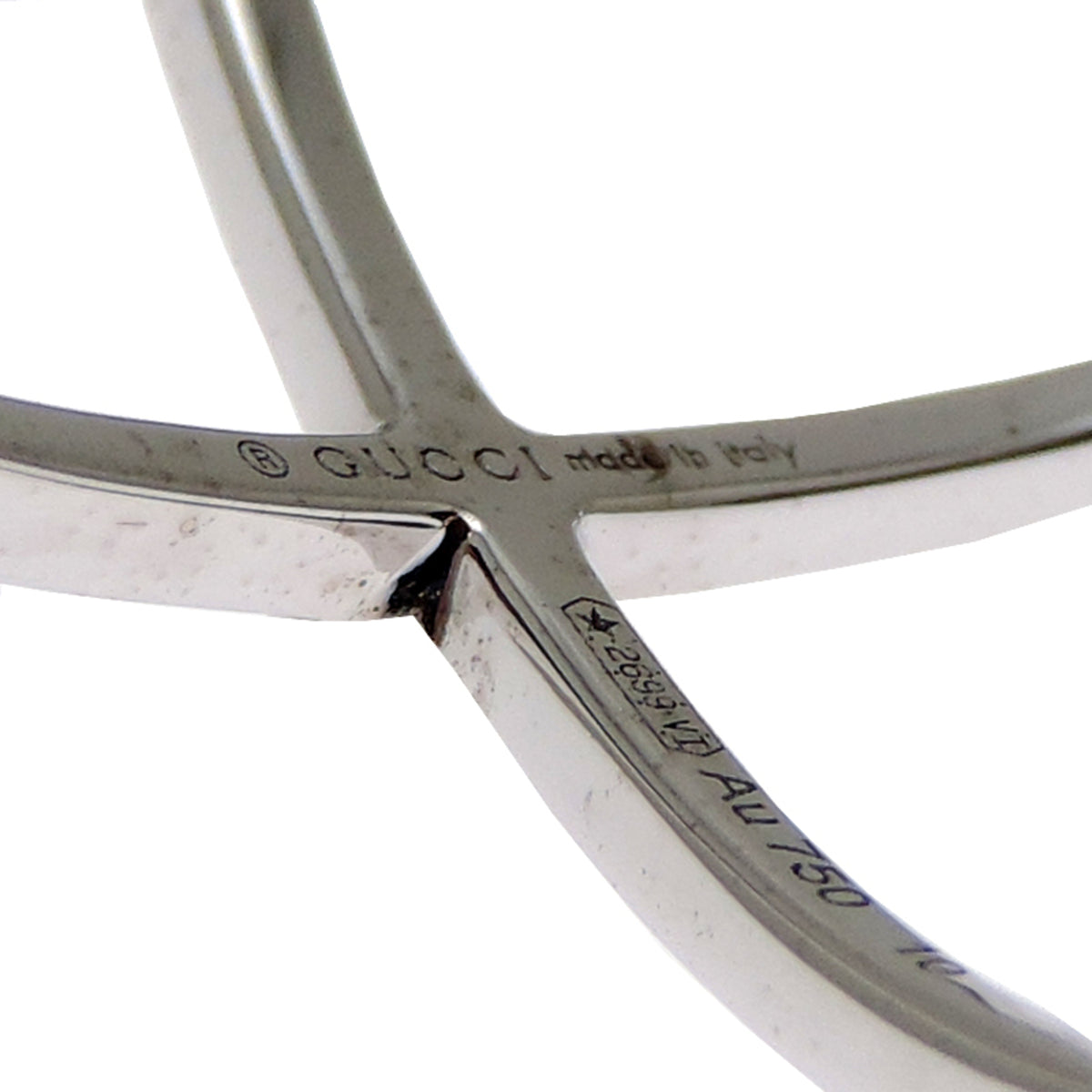 Gucci White Gold (18K) Band Ring (Pre-Owned)