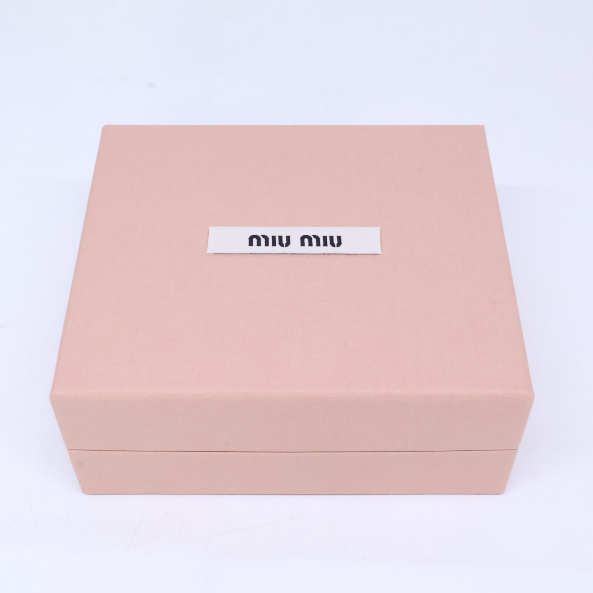 Miu Miu Black Leather Wallet (Tri-Fold) (Pre-Owned)