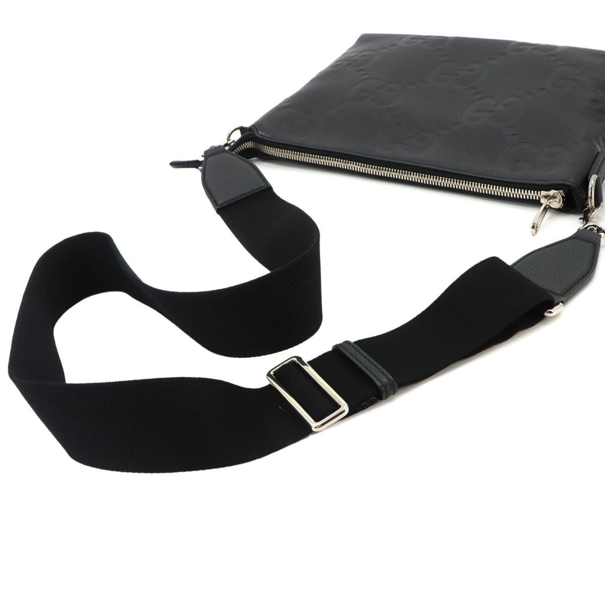 Gucci Black Leather Handbag Shoulder Bag (Pre-Owned)