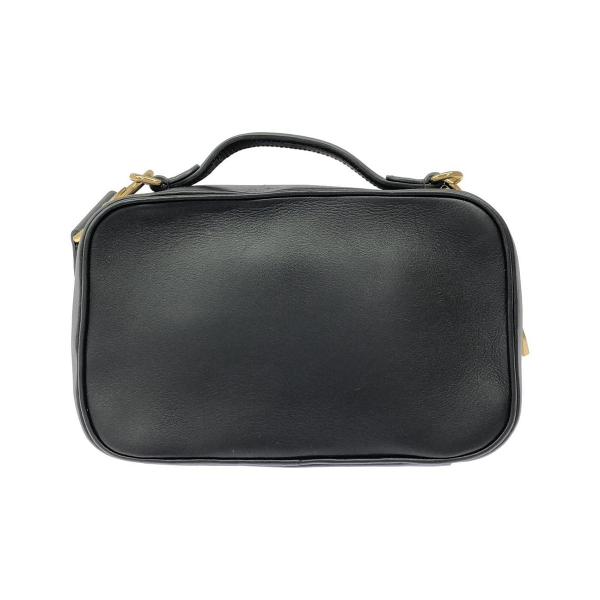 Louis Vuitton Black Leather Pouch Shoulder Bag (Pre-Owned)