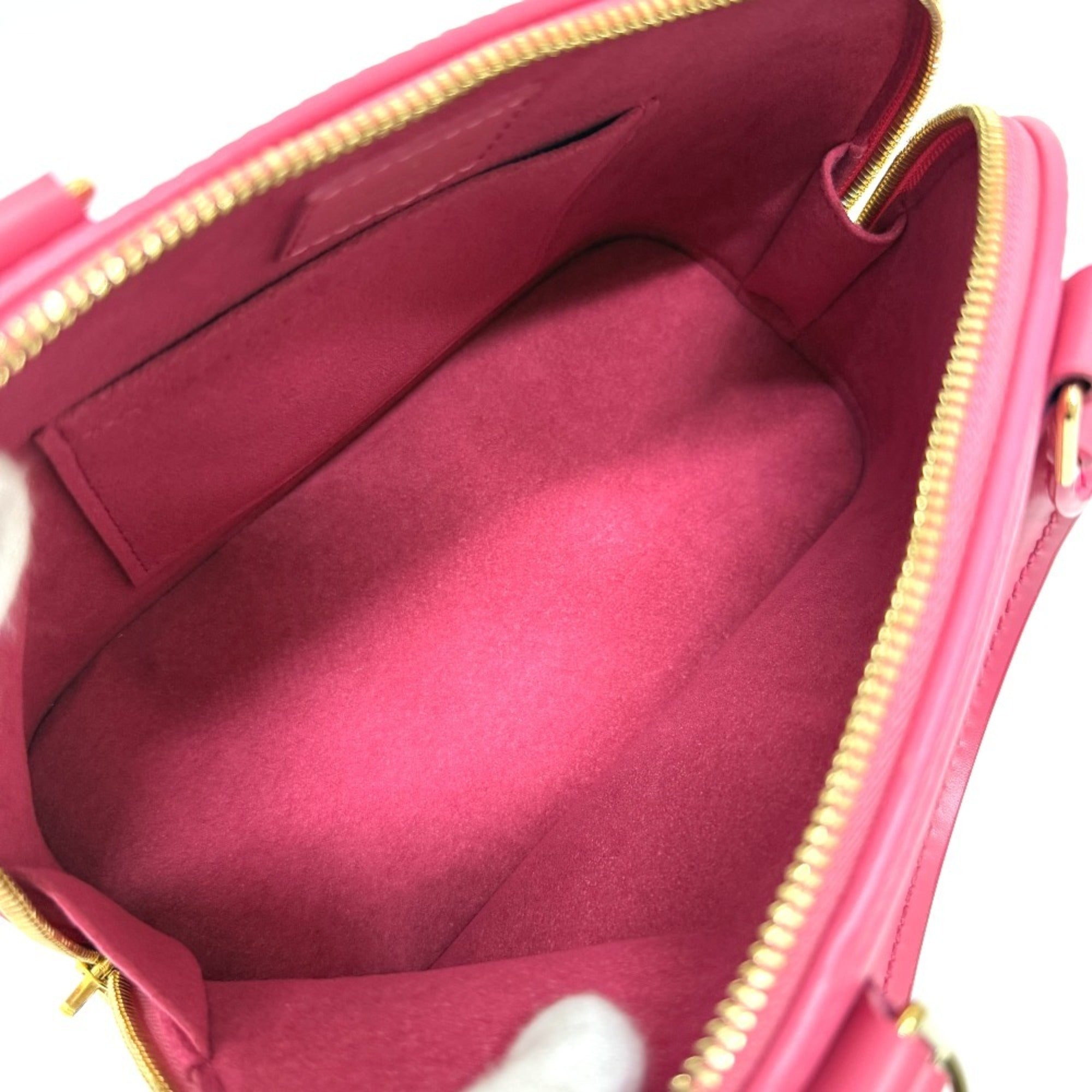 Louis Vuitton Pink Leather Handbag (Pre-Owned)