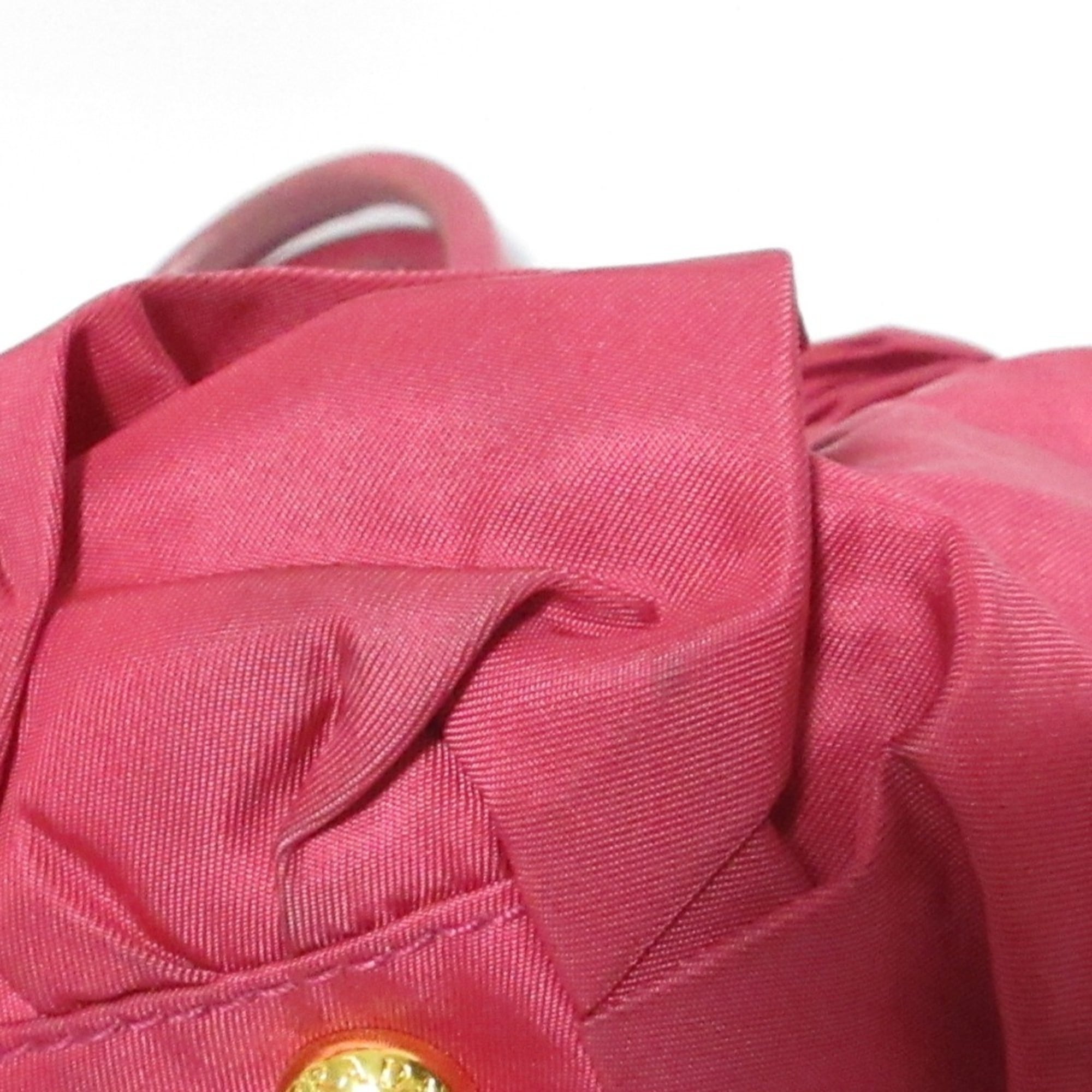 Prada Pink Nylon Handbag (Pre-Owned)