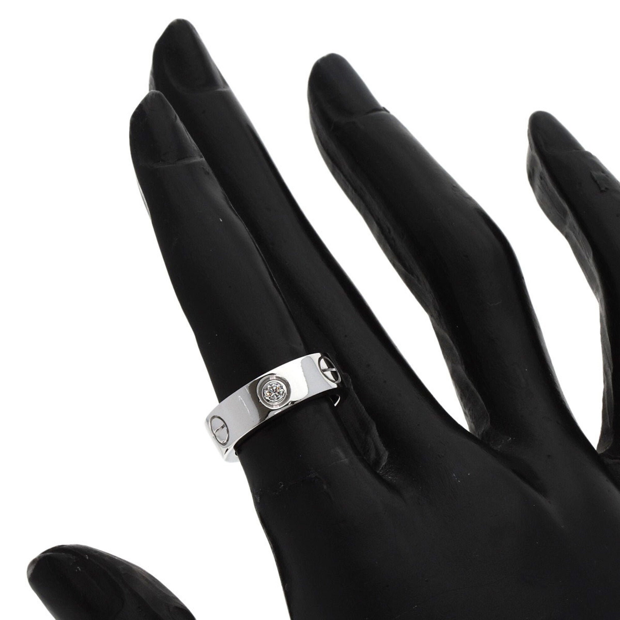 Cartier White Gold White Gold (18K) Band Ring (Pre-Owned)