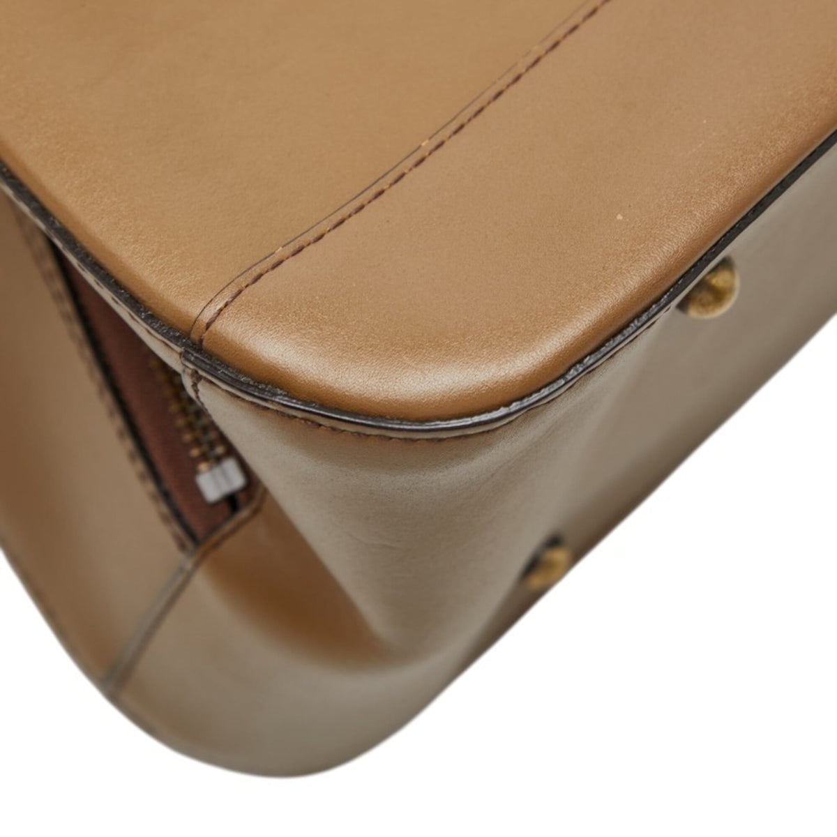 Burberry Brown Leather Handbag (Pre-Owned)