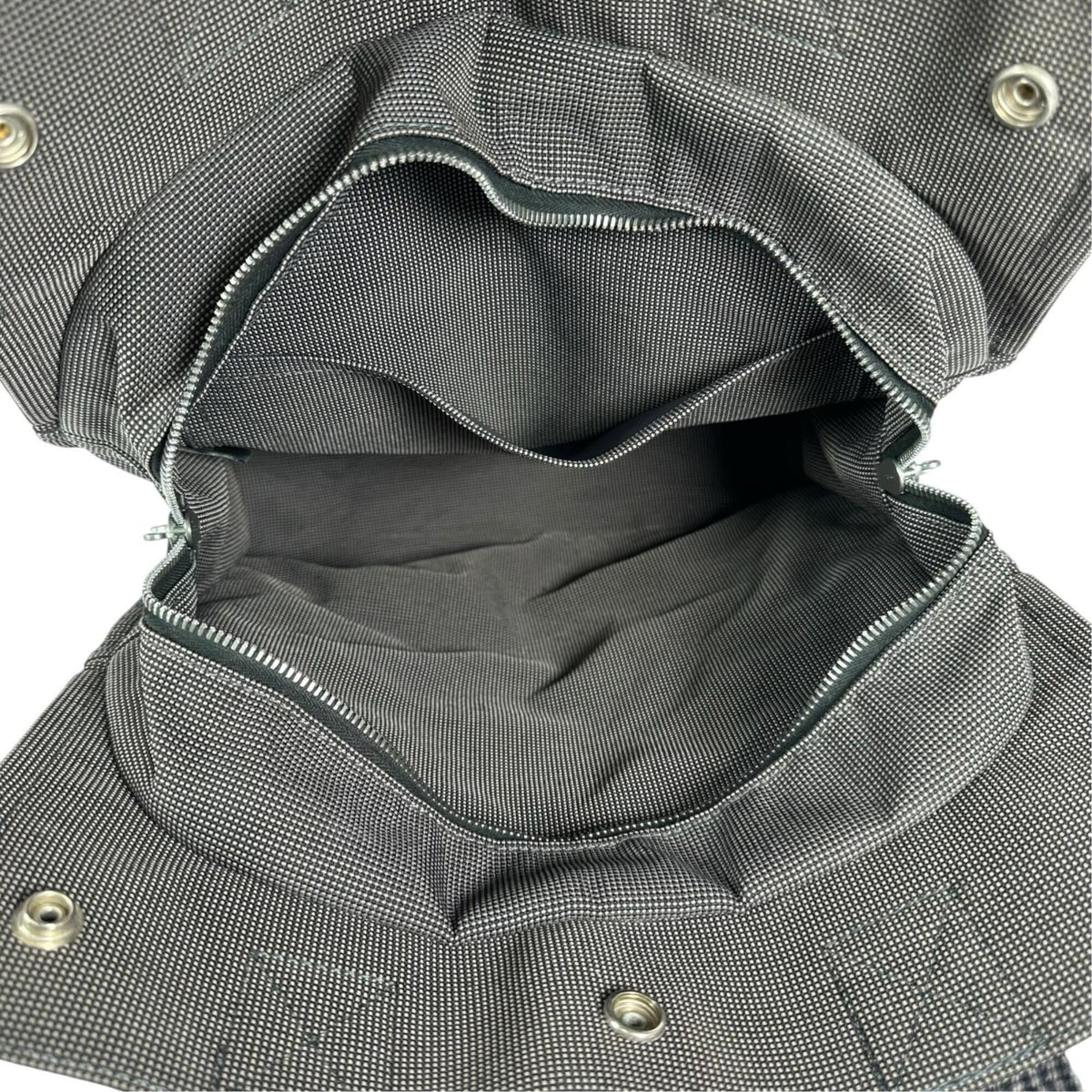 Hermes Gray Canvas Backpack (Pre-Owned)