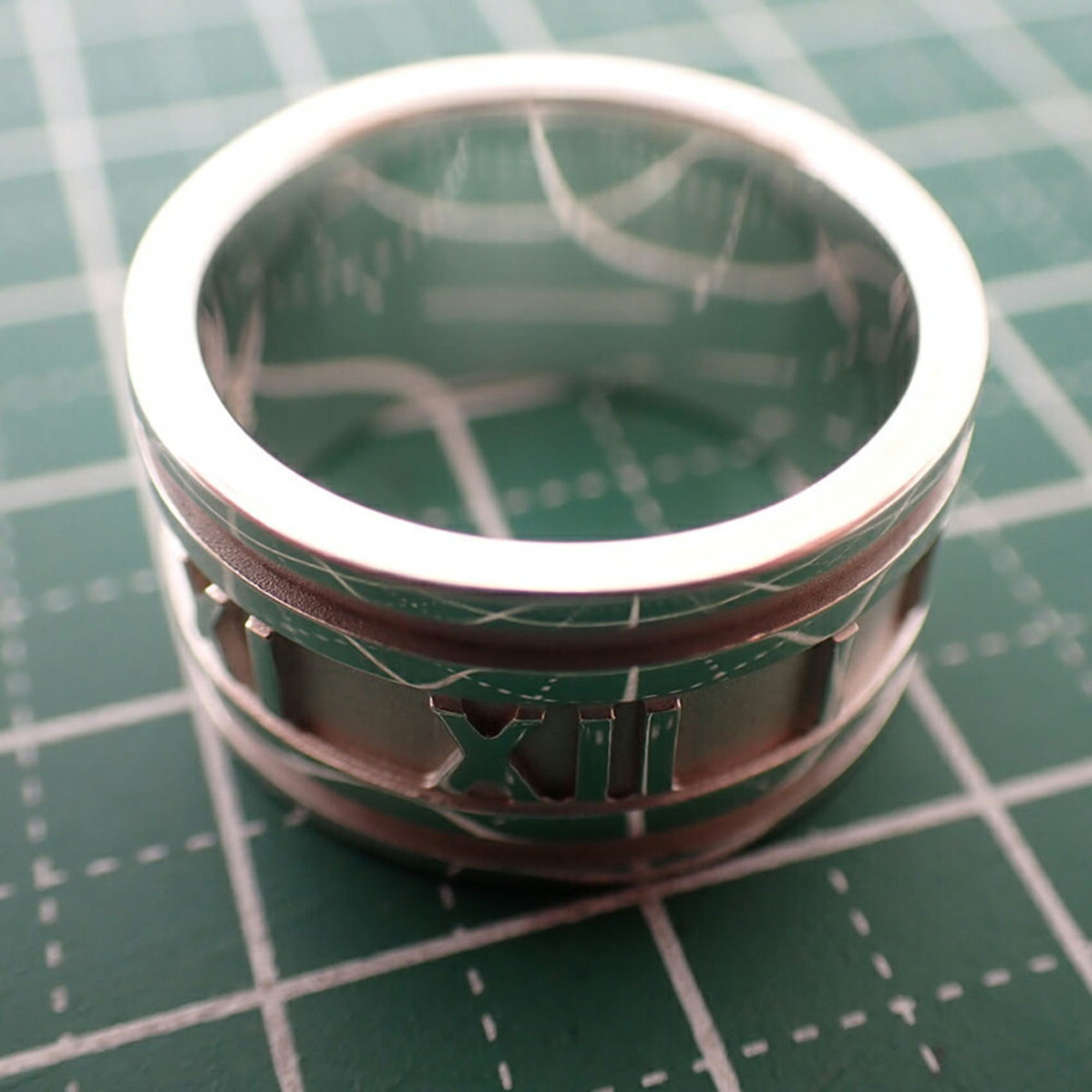 Tiffany Sterling Silver 925 Band Ring (Pre-Owned)