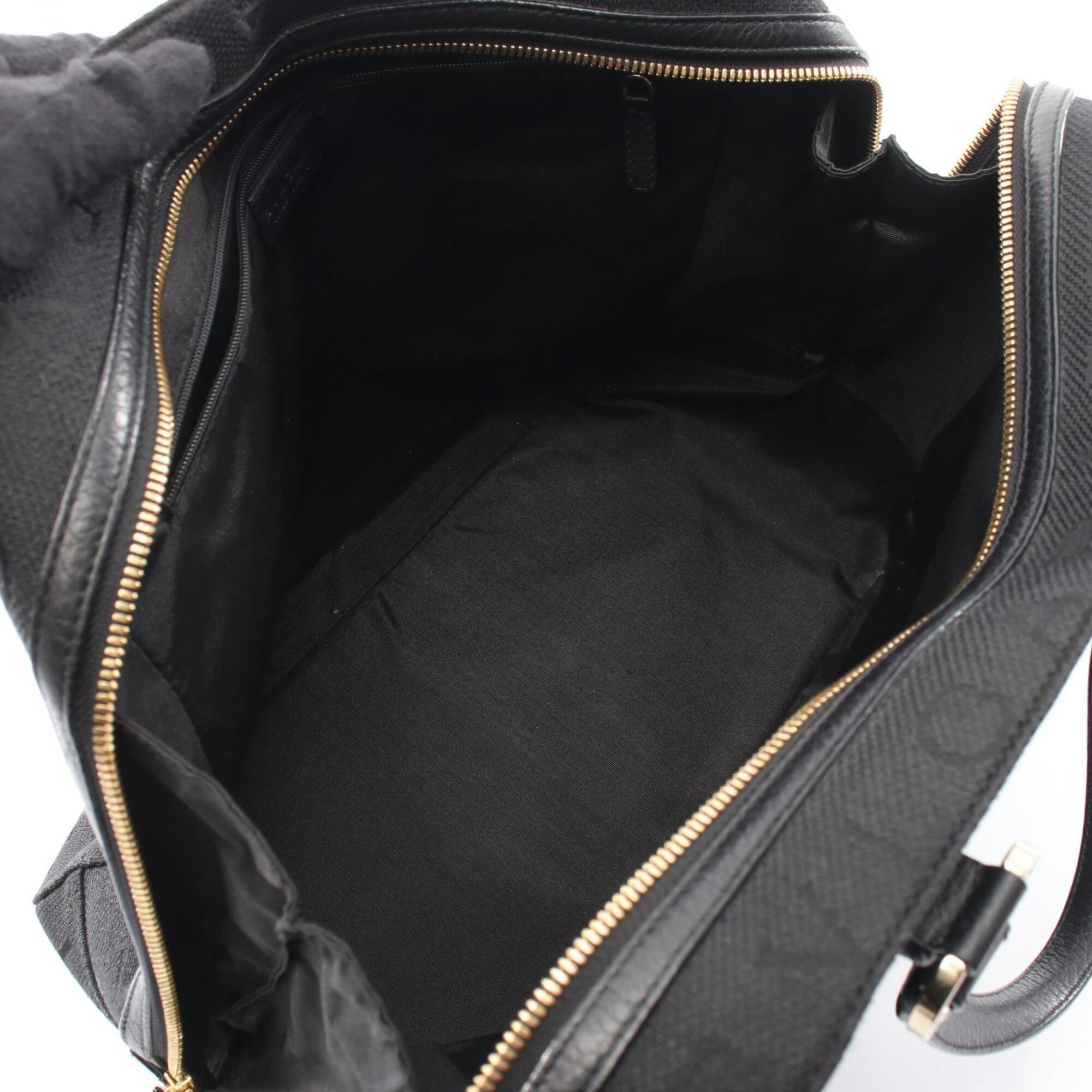 Bvlgari Black Canvas Handbag (Pre-Owned)