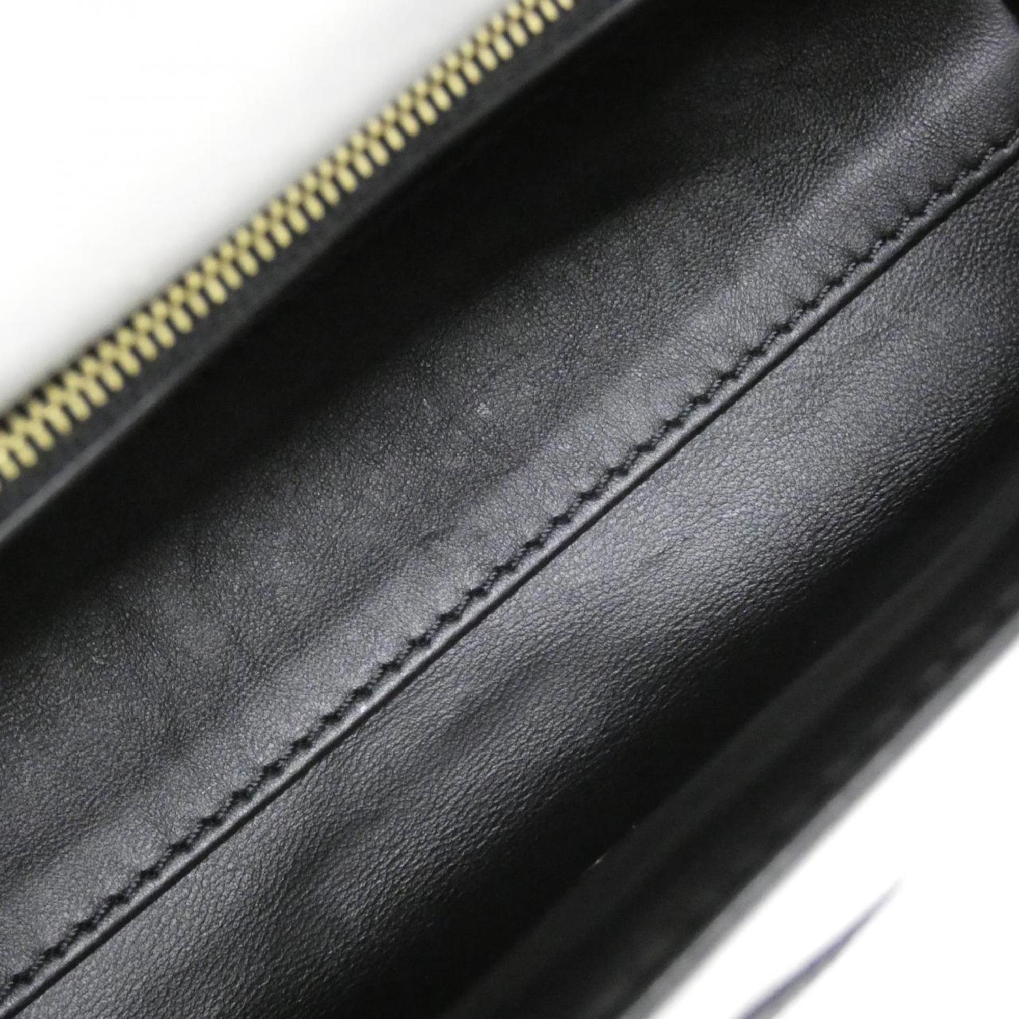 Louis Vuitton Blanc Noir Leather Shoulder Bag (Pre-Owned)