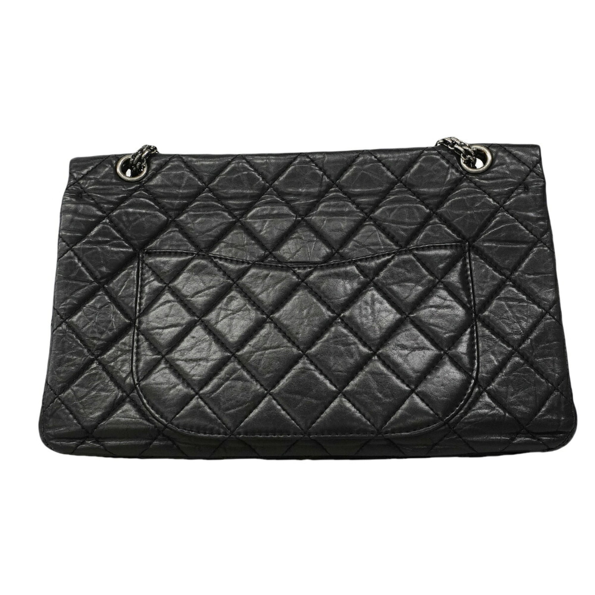 Chanel Black Leather Shoulder Bag (Pre-Owned)