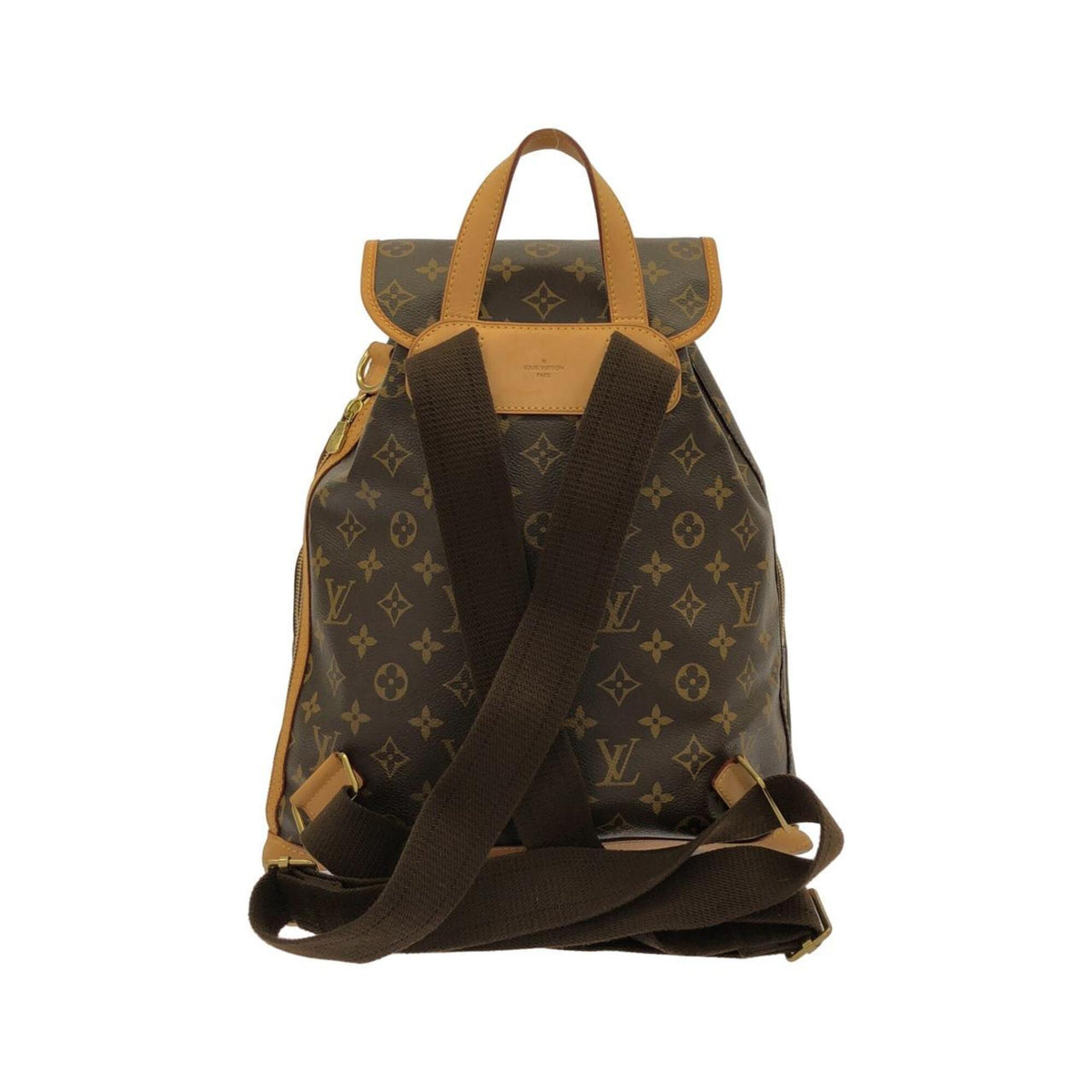 Louis Vuitton Marron Monogram Coated Canvas Backpack (Pre-Owned)