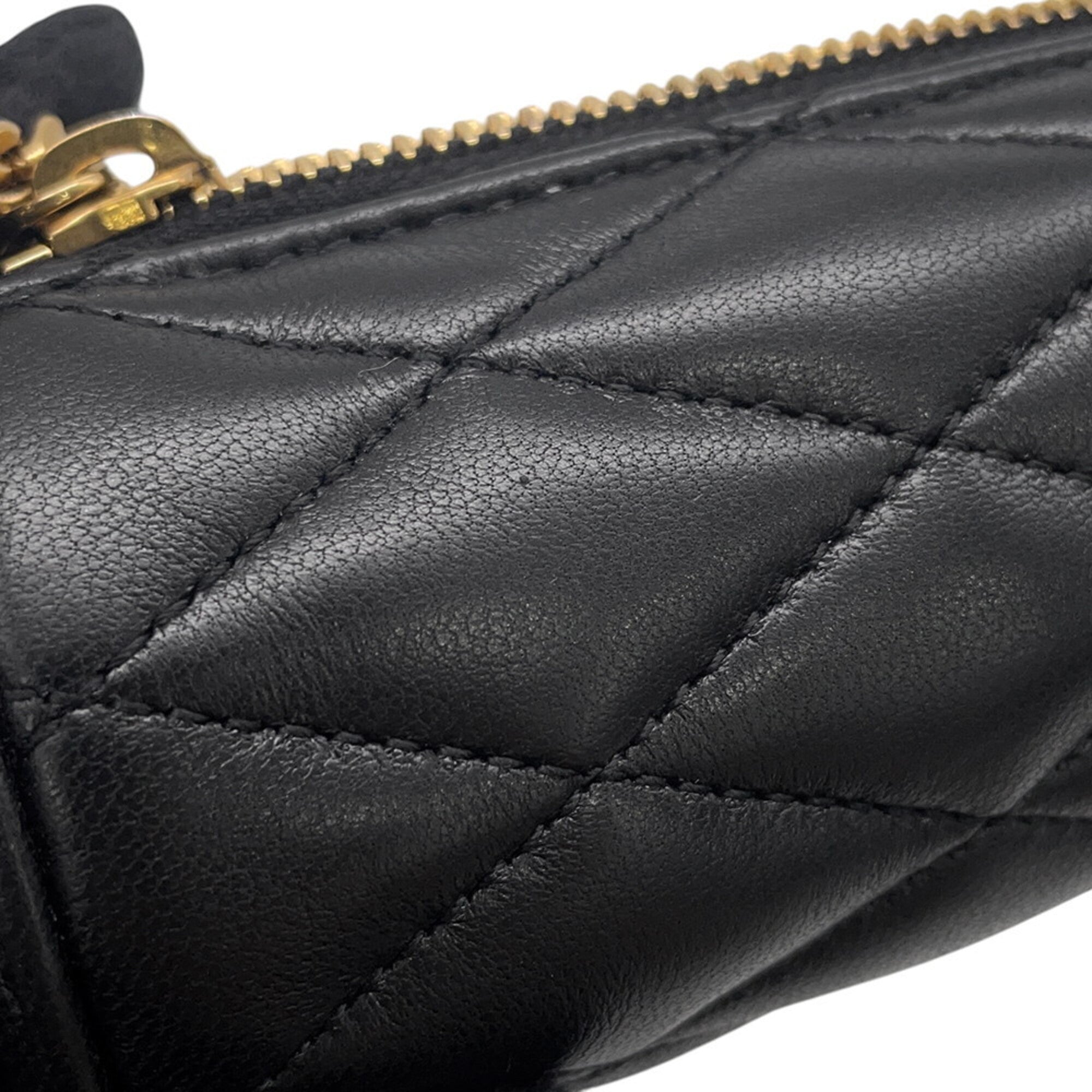 Yves Saint Laurent Black Leather Handbag Shoulder Bag (Pre-Owned)