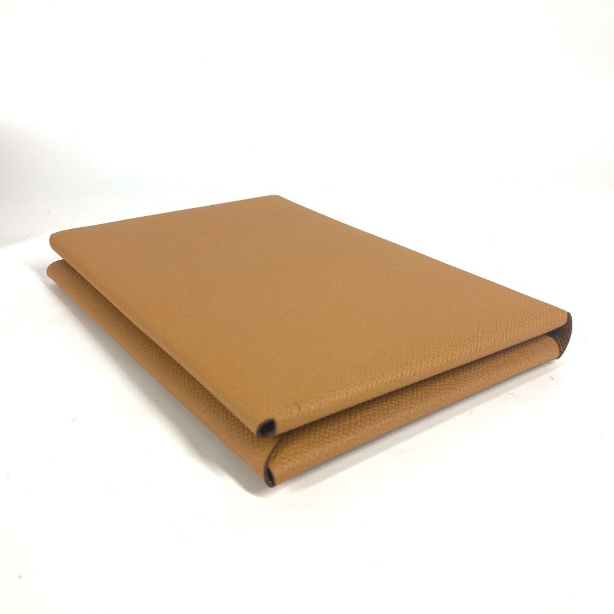 Hermes Brown Pink Epsom Leather Clutch Bag (Pre-Owned)
