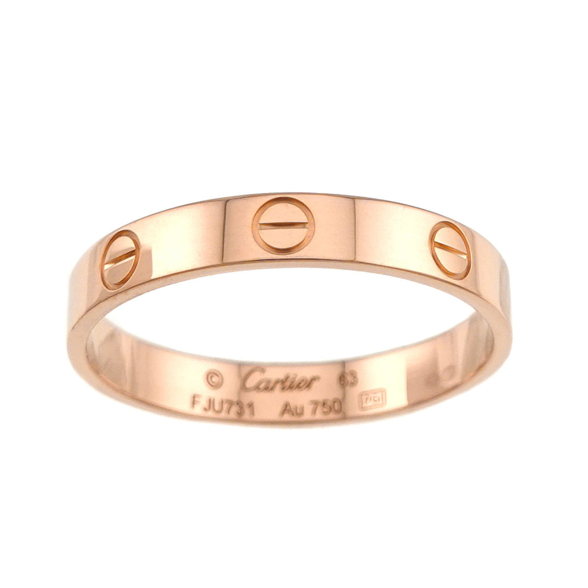 Cartier Pink Gold (18K) Band Ring (Pre-Owned)