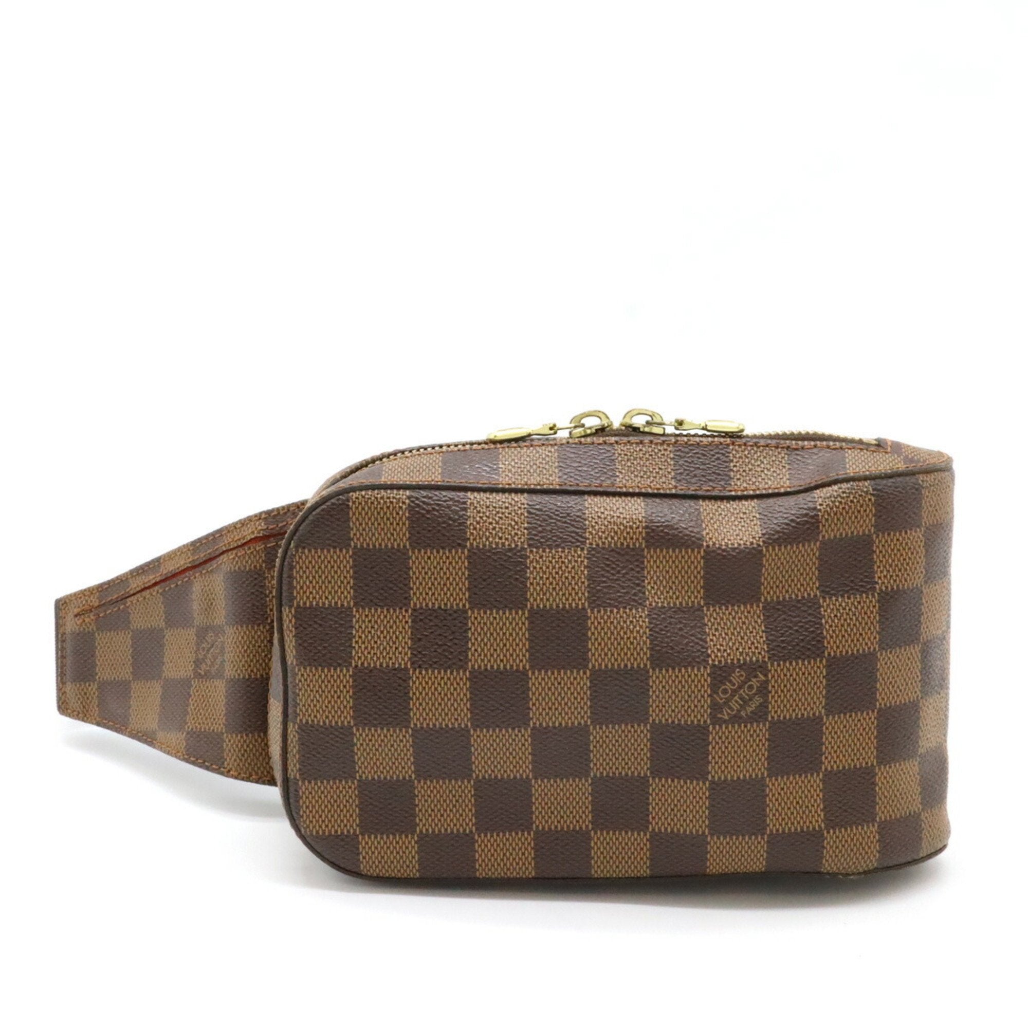 Louis Vuitton Brown Pvc Pouch Shoulder Bag Sling Bag (Pre-Owned)