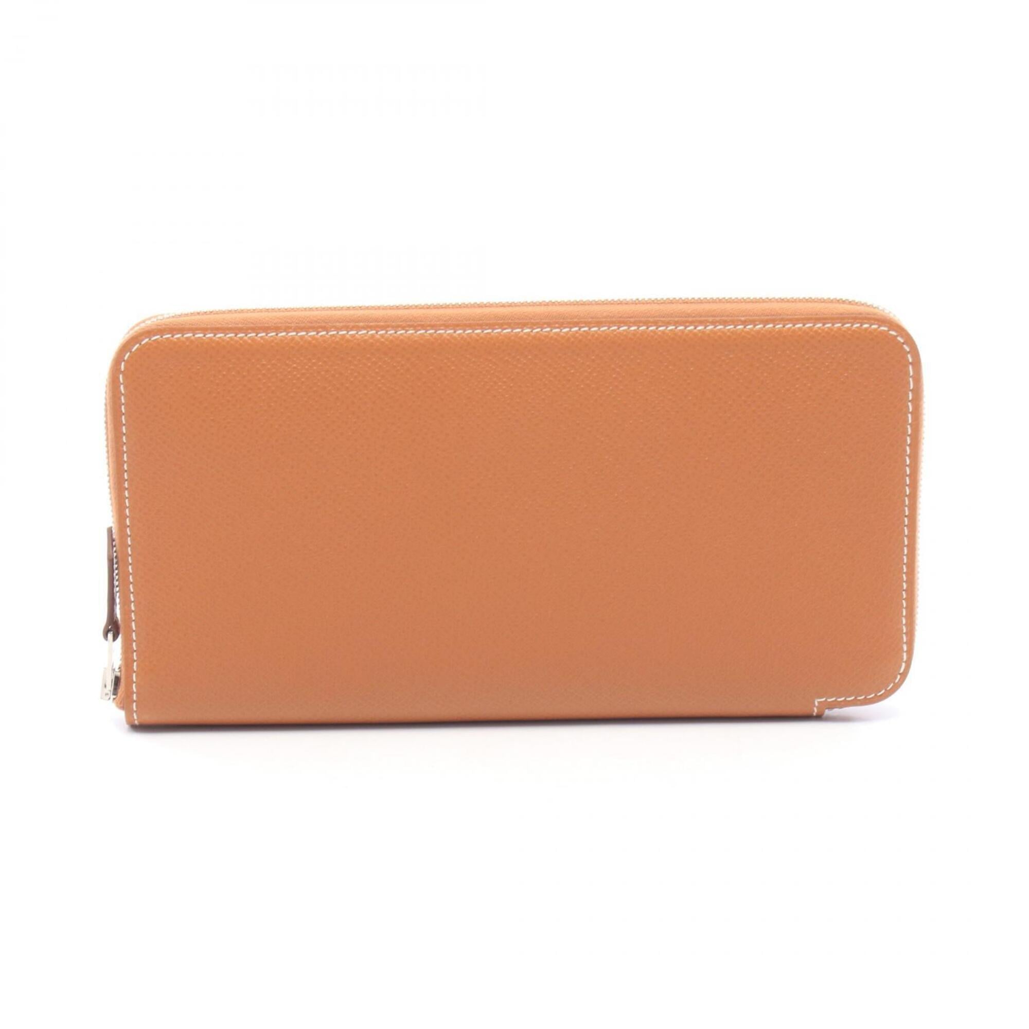 Hermes Brown Epsom Leather Long Wallet (Bi-Fold) (Pre-Owned)