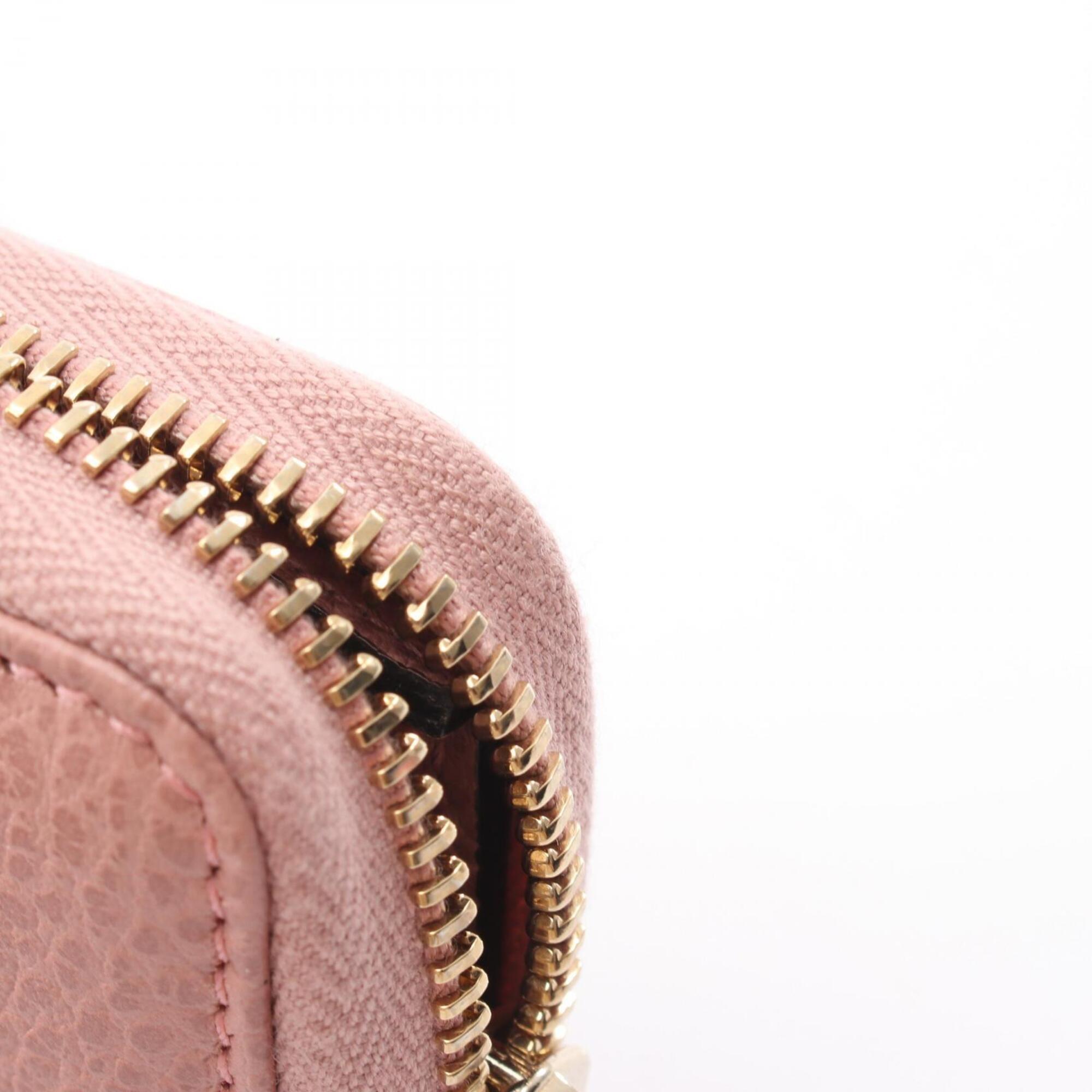 Gucci Pink Leather Wallet (Bi-Fold) (Pre-Owned)