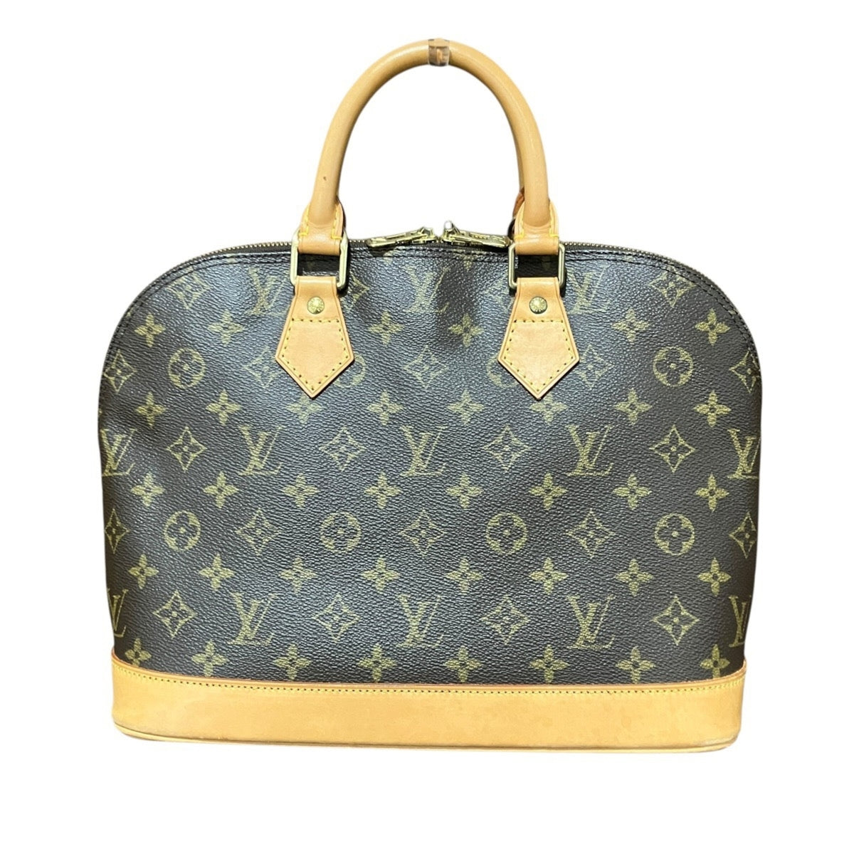 Louis Vuitton Brown Coated Canvas Handbag (Pre-Owned)