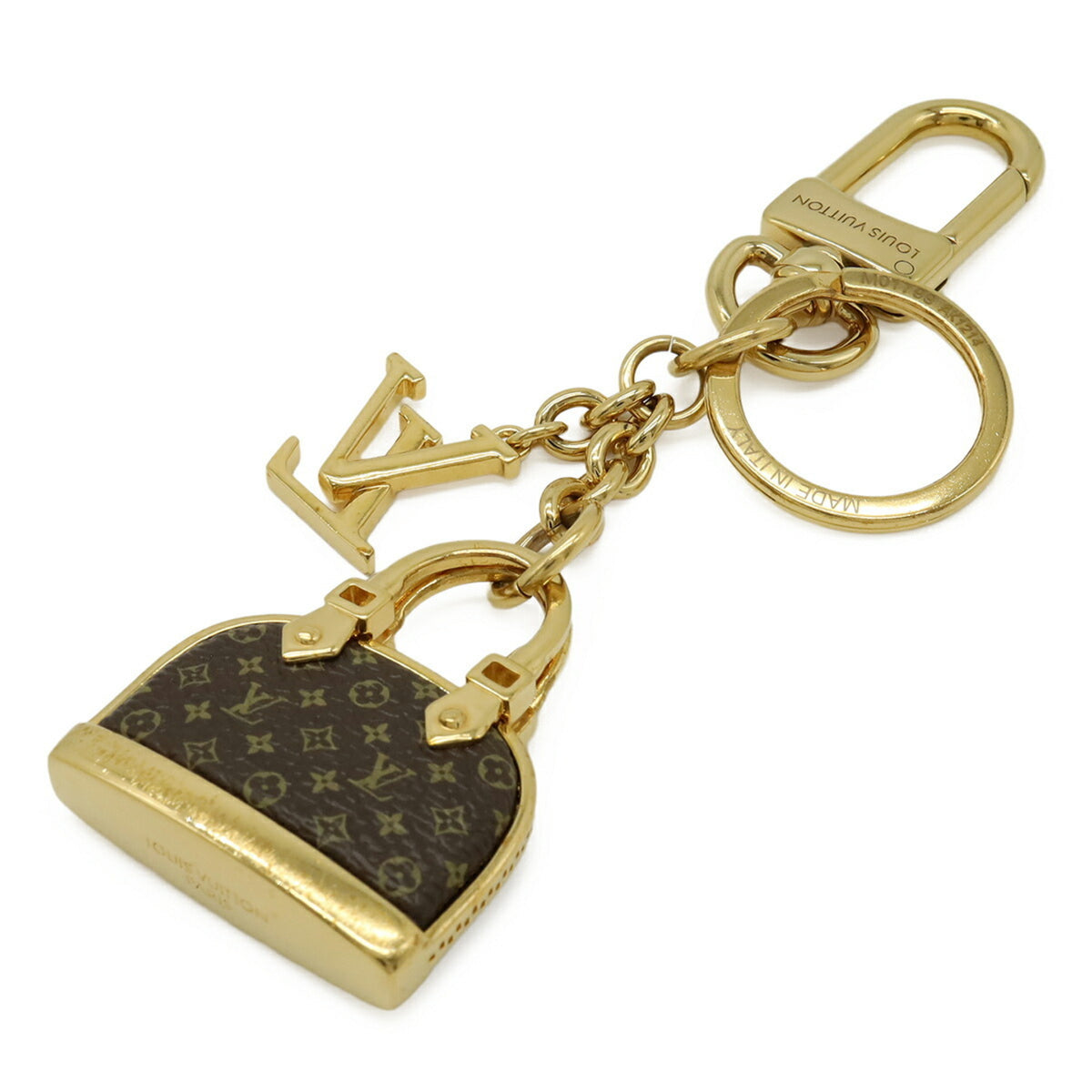 Louis Vuitton Gold Brown Monogram Monogram Handbag (Pre-Owned)
