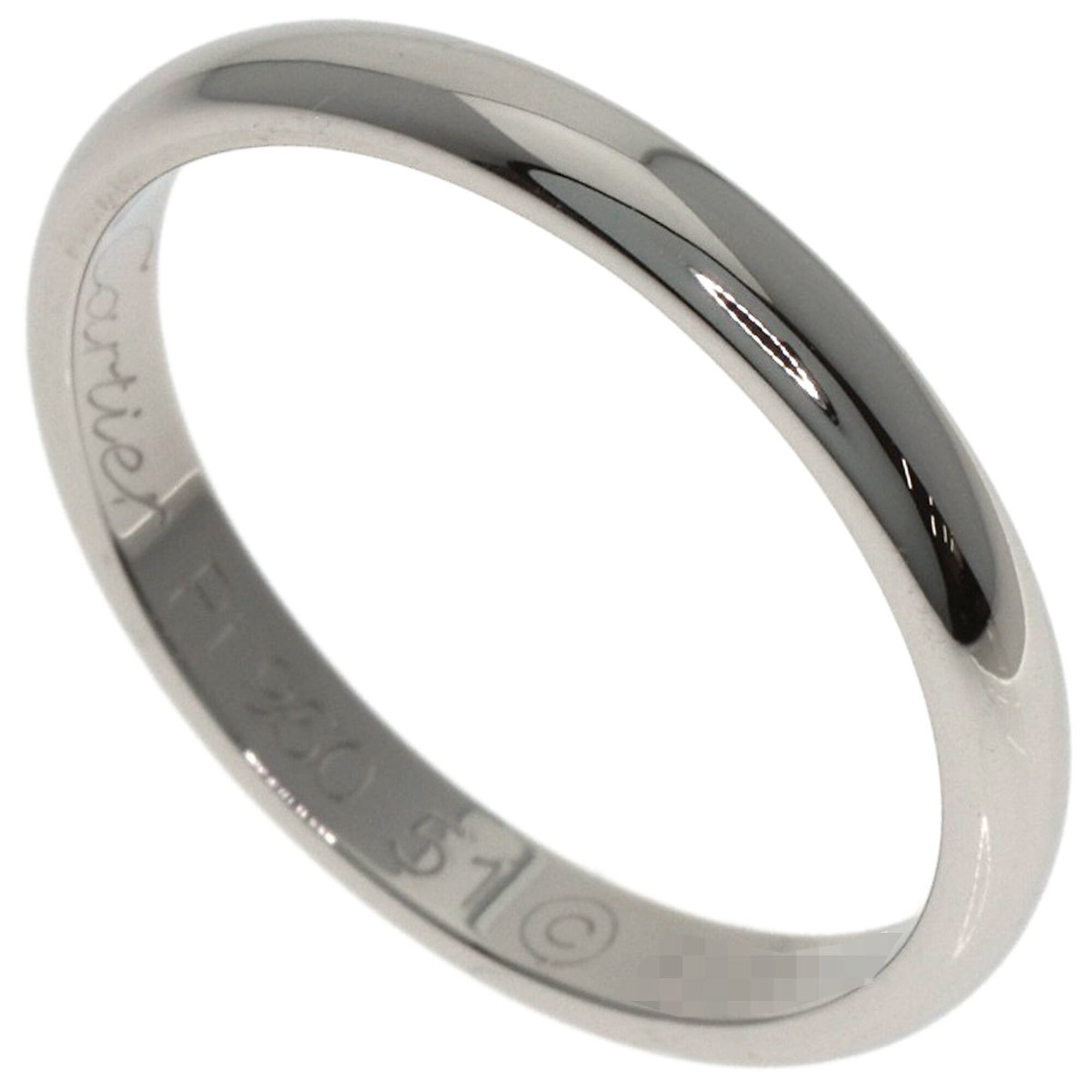 Cartier Platinum 950 Band Ring (Pre-Owned)