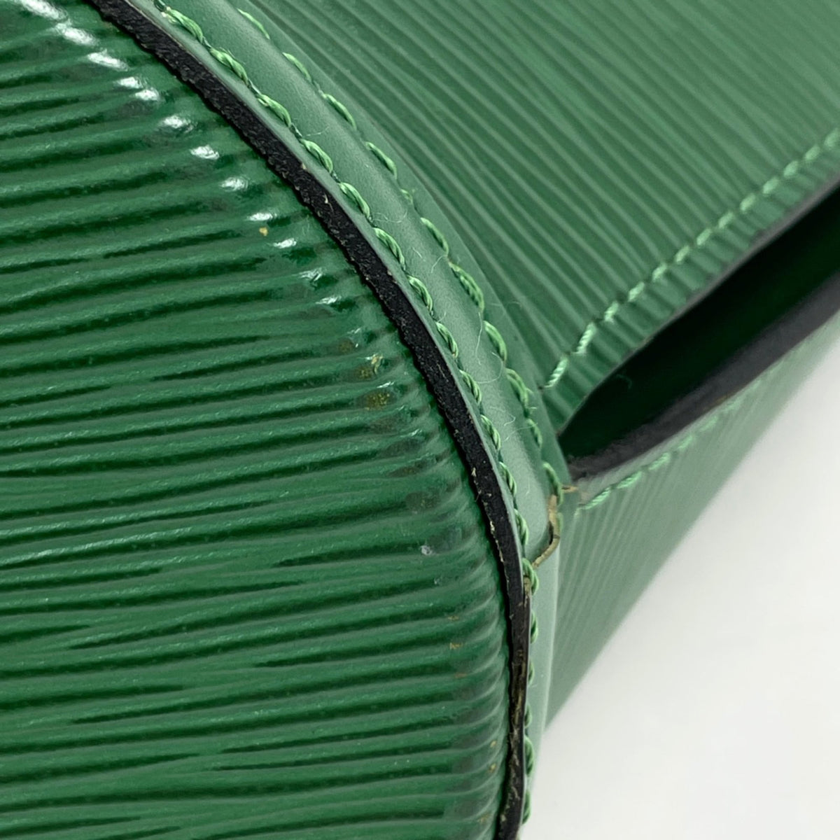 Louis Vuitton Borneo Green Epi Leather Shoulder Bag Tote Bag (Pre-Owned)