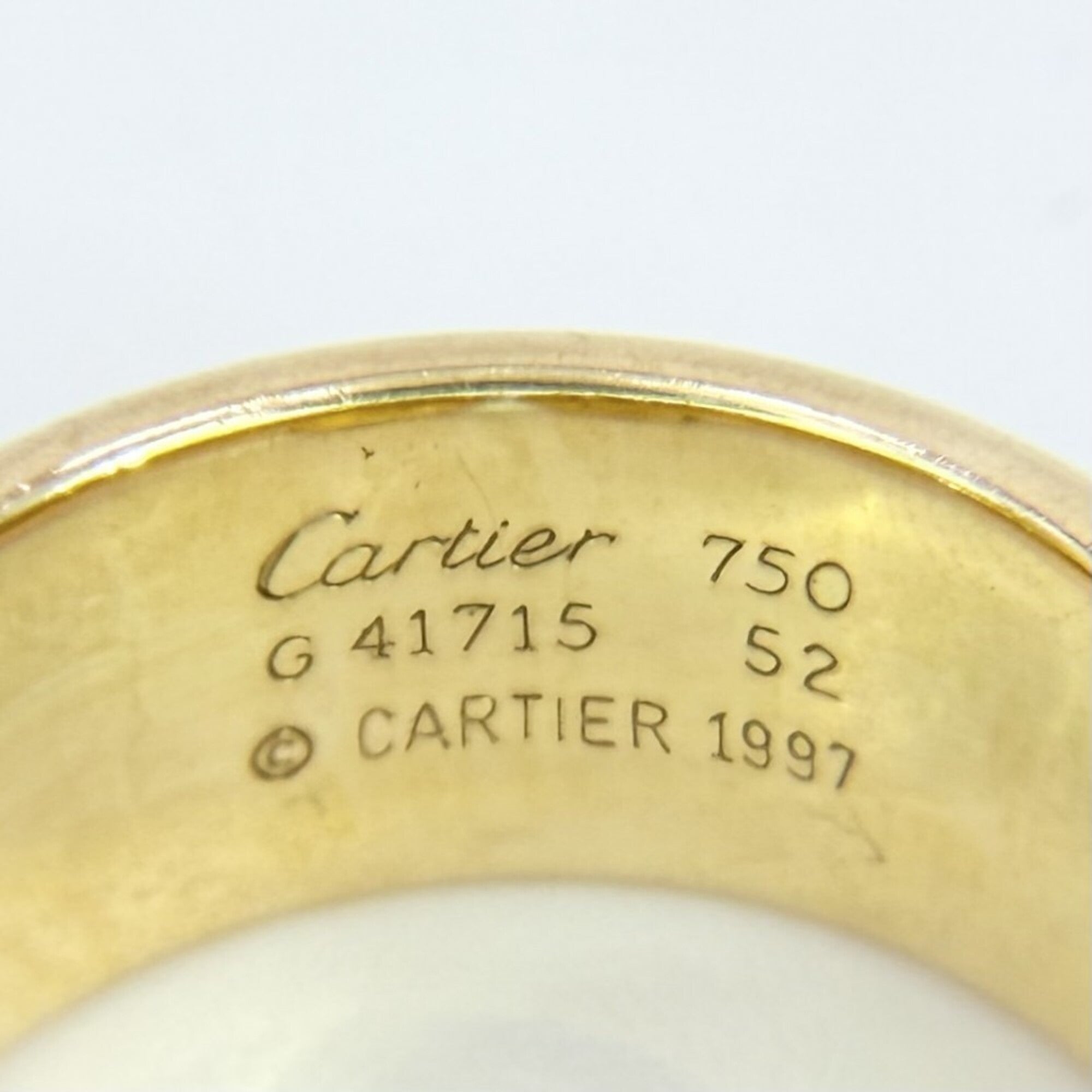Cartier Pink Gold (18K) White Gold (18K) Band Ring (Pre-Owned)
