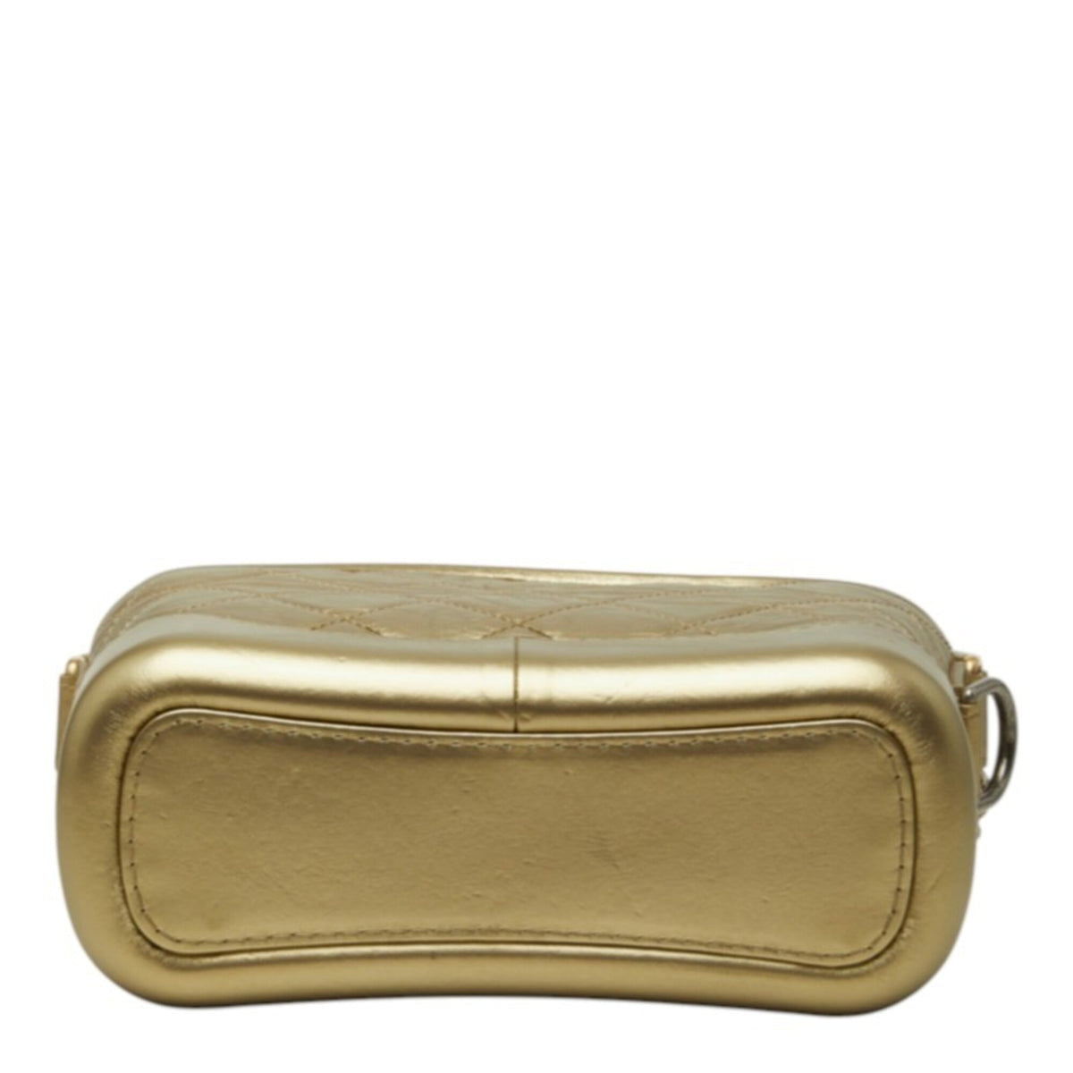 Chanel Gold Leather Shoulder Bag (Pre-Owned)