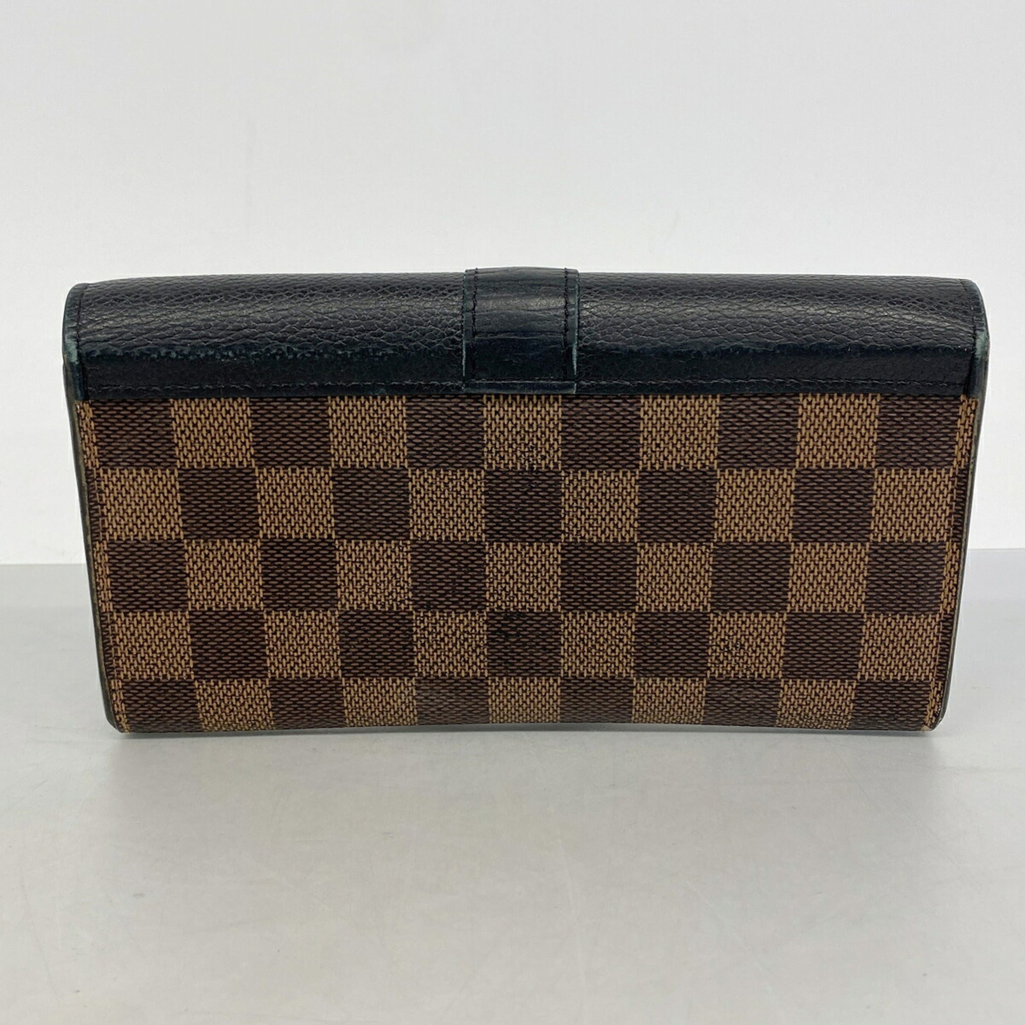Louis Vuitton Ebene Noir Long Wallet (Bi-Fold) (Pre-Owned)