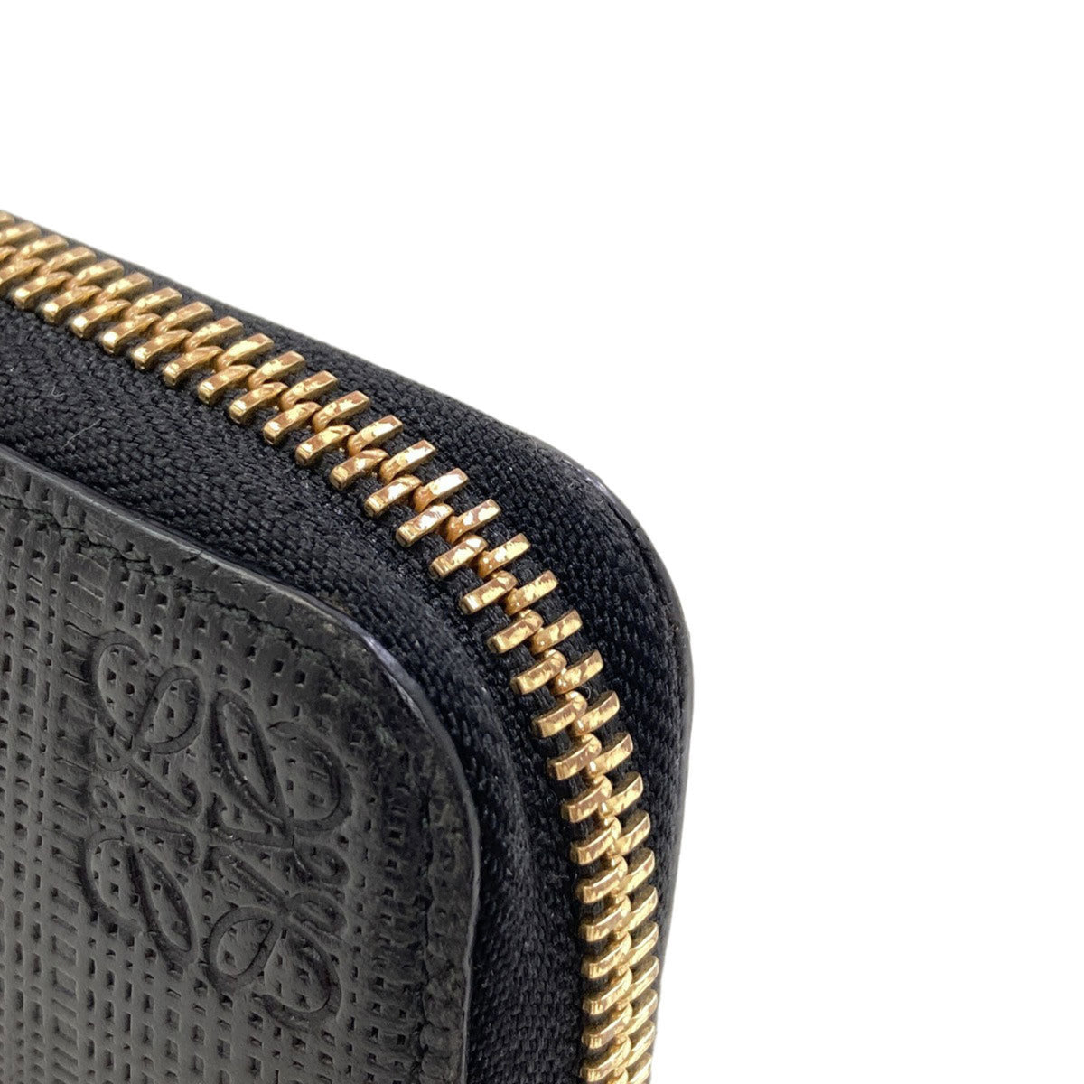 Loewe Black Leather Long Wallet (Bi-Fold) (Pre-Owned)