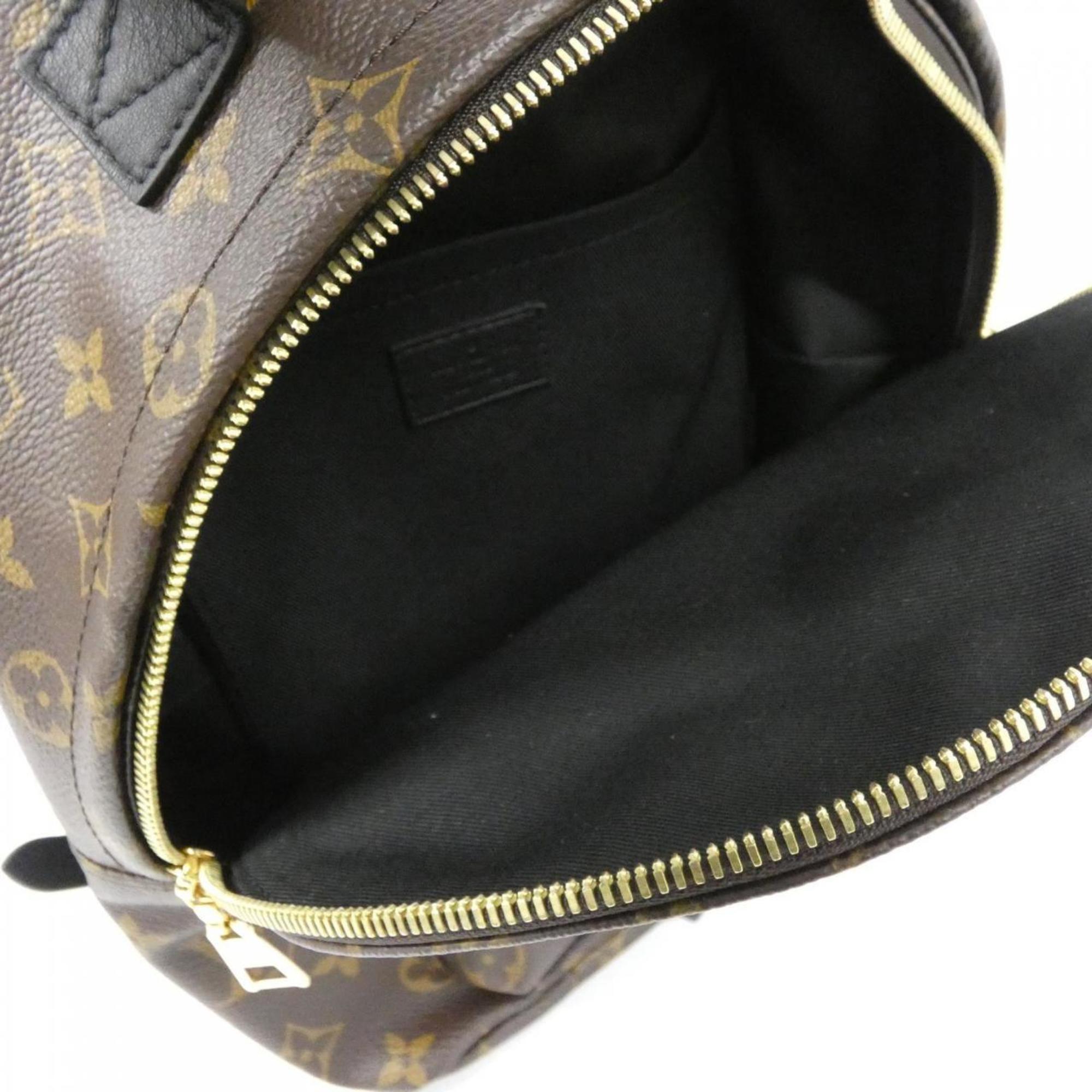 Louis Vuitton Monogram Marron Coated Canvas Backpack (Pre-Owned)