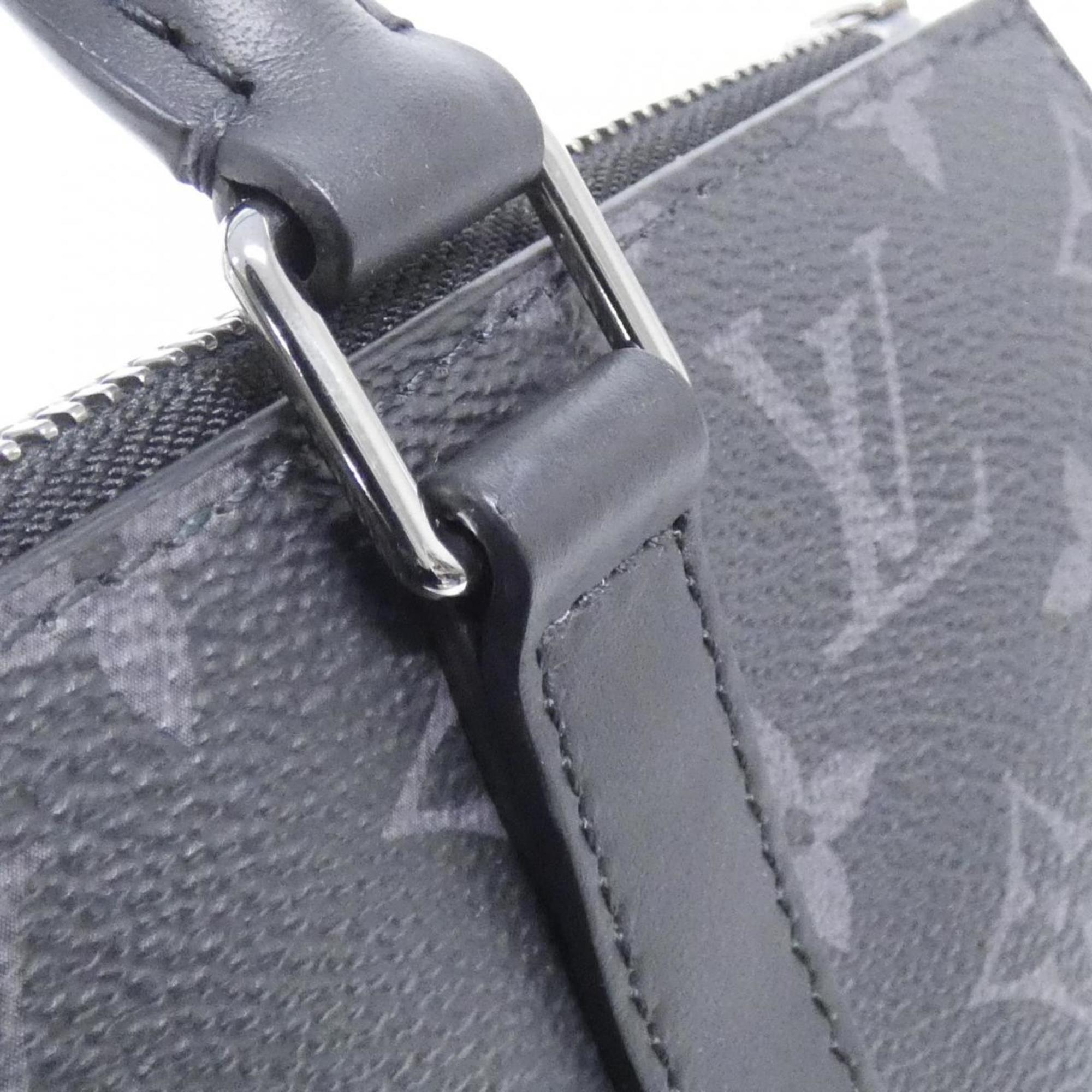 Louis Vuitton Black Coated Canvas Handbag (Pre-Owned)