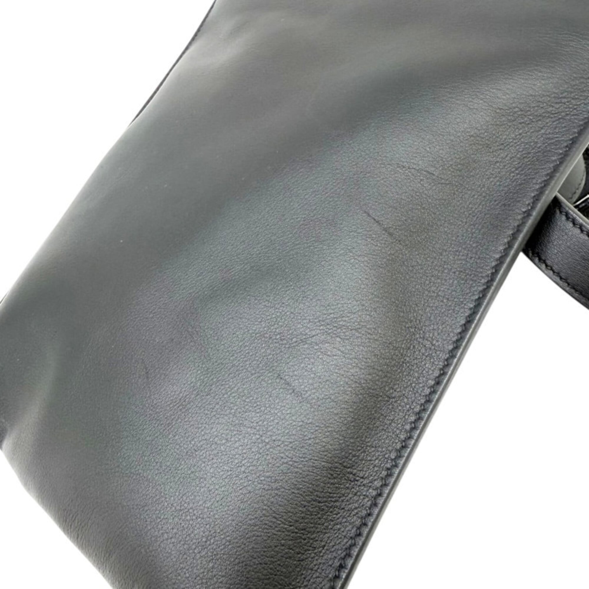 Hermes Black Swift Leather Sling Bag (Pre-Owned)