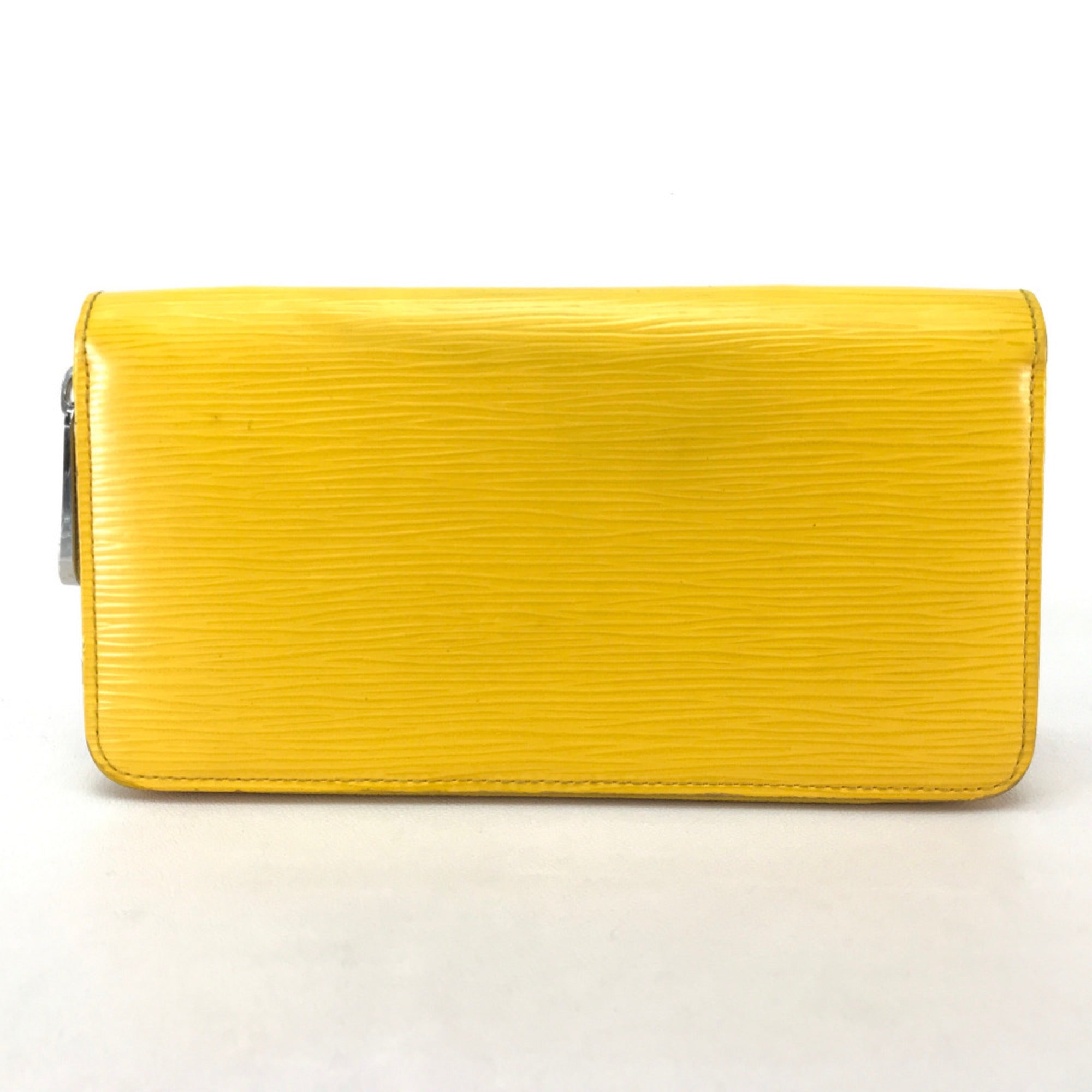 Louis Vuitton Yellow Leather Long Wallet (Bi-Fold) (Pre-Owned)