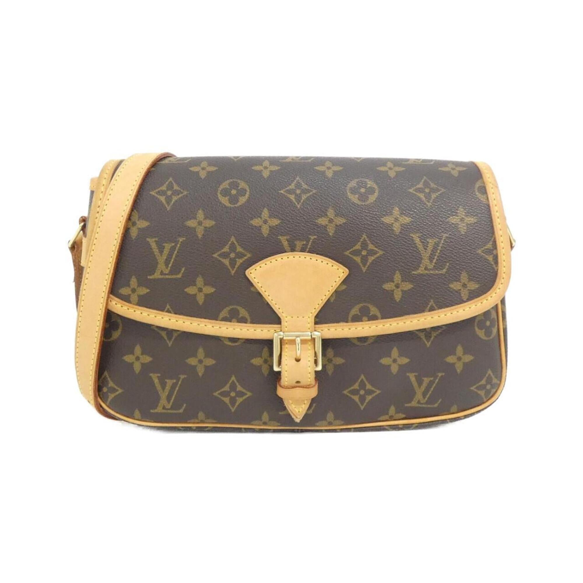 Louis Vuitton Marron Coated Canvas Shoulder Bag (Pre-Owned)