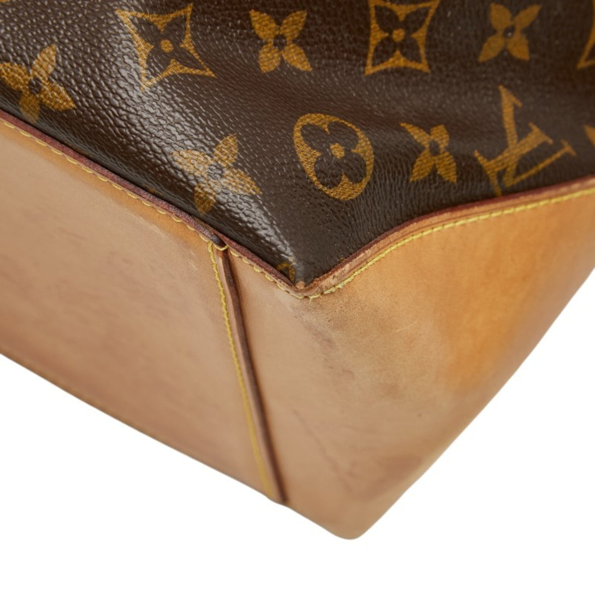 Louis Vuitton Brown Pvc Leather Shoulder Bag Tote Bag (Pre-Owned)