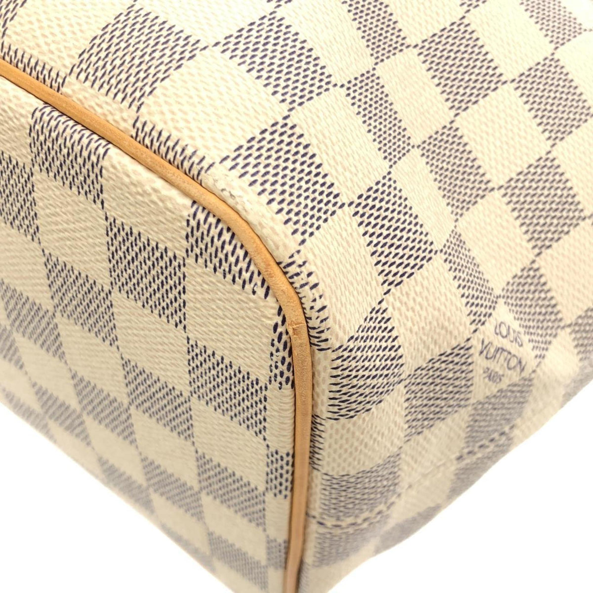 Louis Vuitton Azur Coated Canvas Handbag (Pre-Owned)