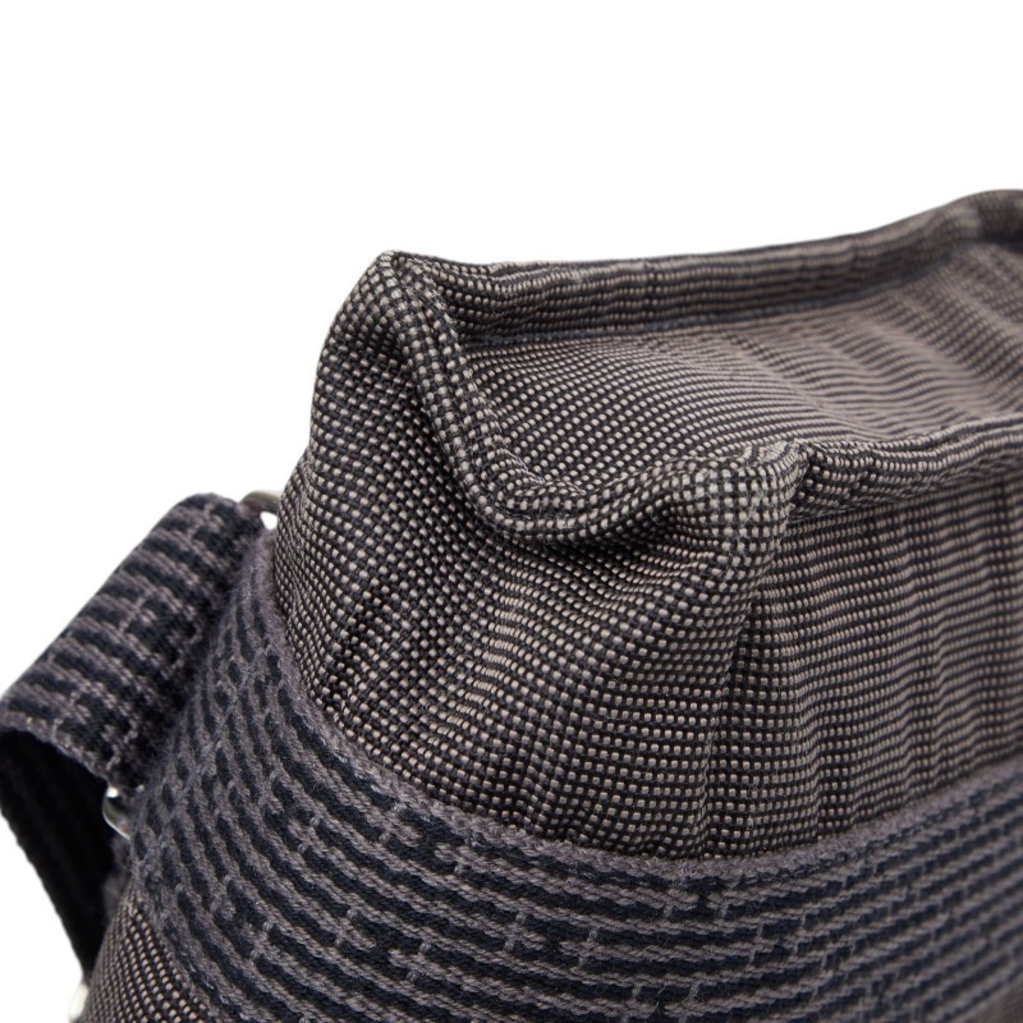 Hermes Black Canvas Backpack (Pre-Owned)