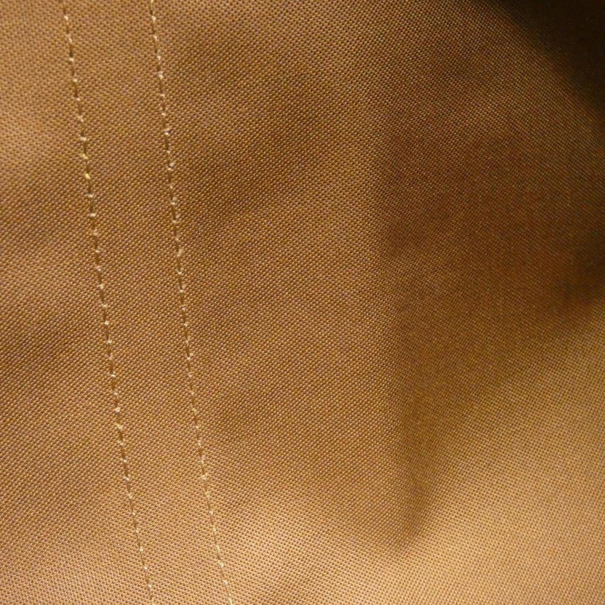 Louis Vuitton Marron Coated Canvas Boston Bag (Pre-Owned)