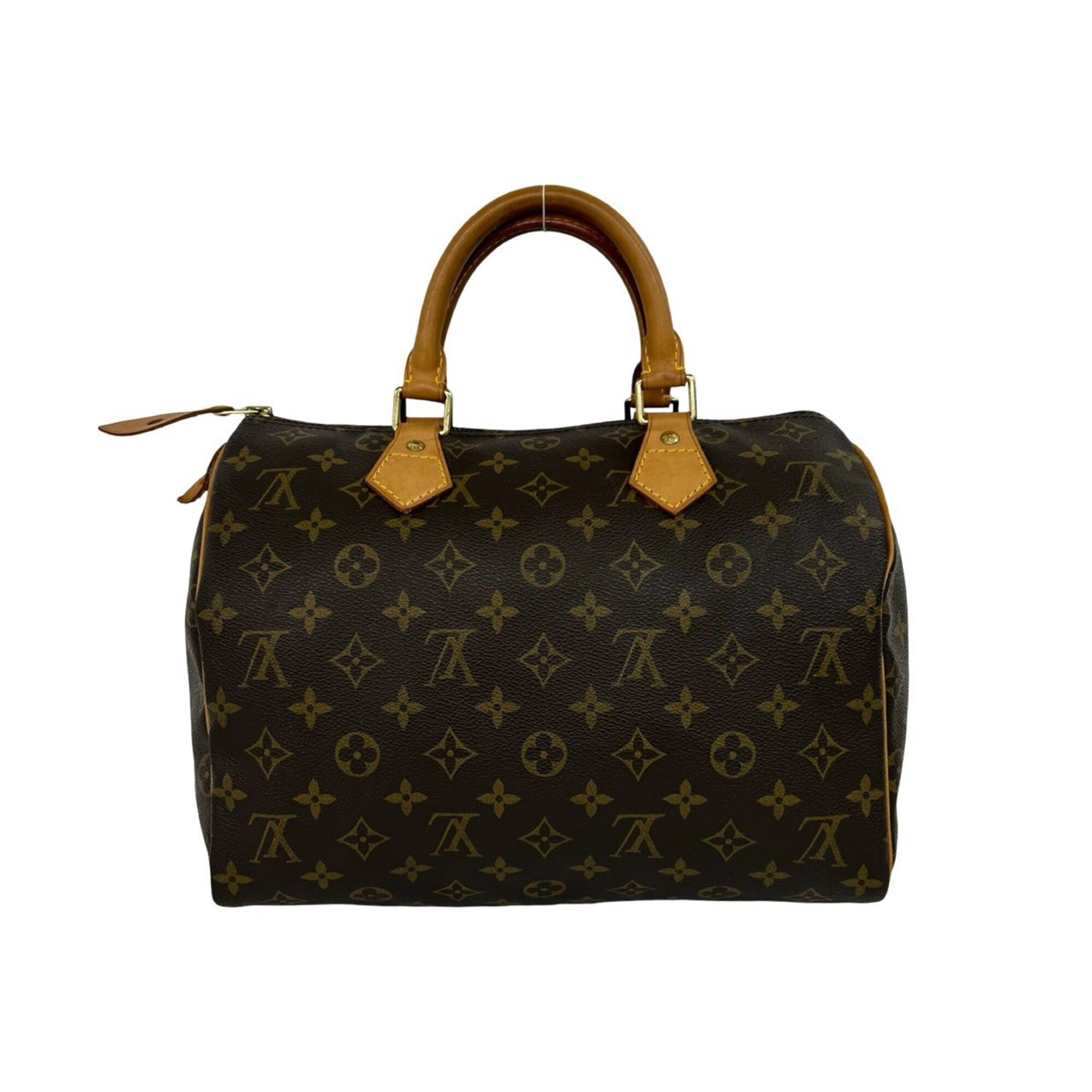 Louis Vuitton Brown Leather Pvc Boston Bag Handbag (Pre-Owned)