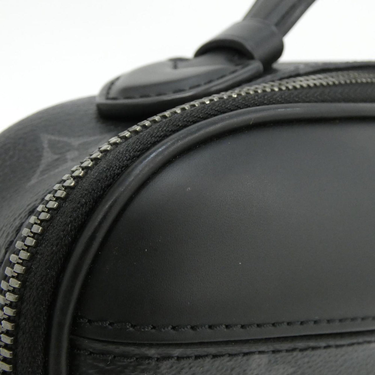 Louis Vuitton Black Coated Canvas Shoulder Bag (Pre-Owned)