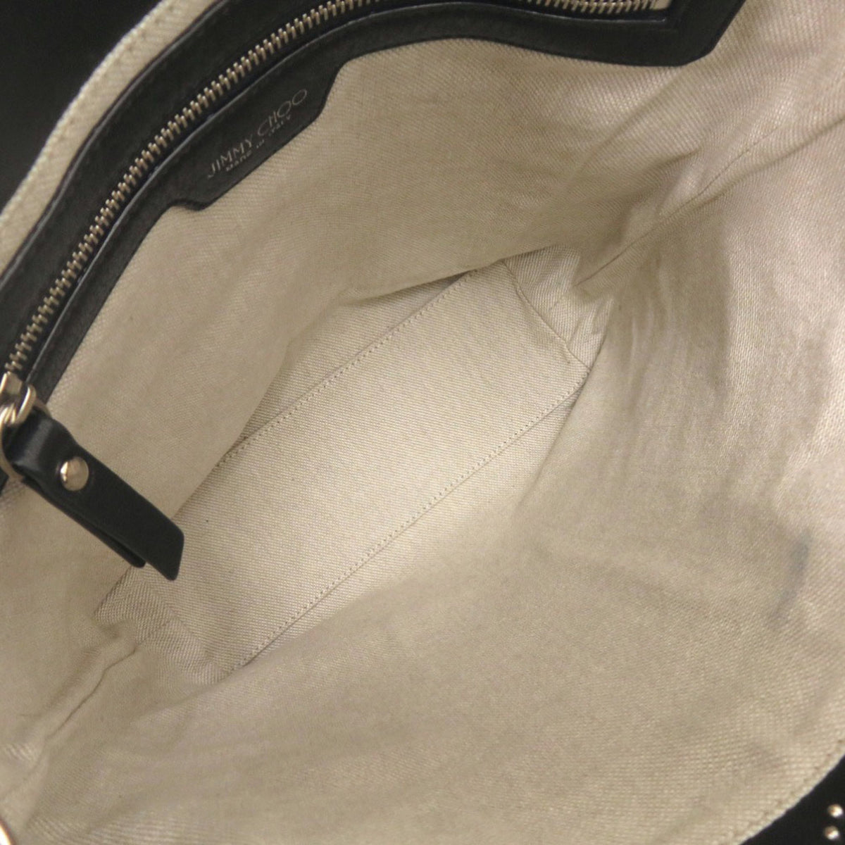 Jimmy Choo Black Leather Tote Bag (Pre-Owned)