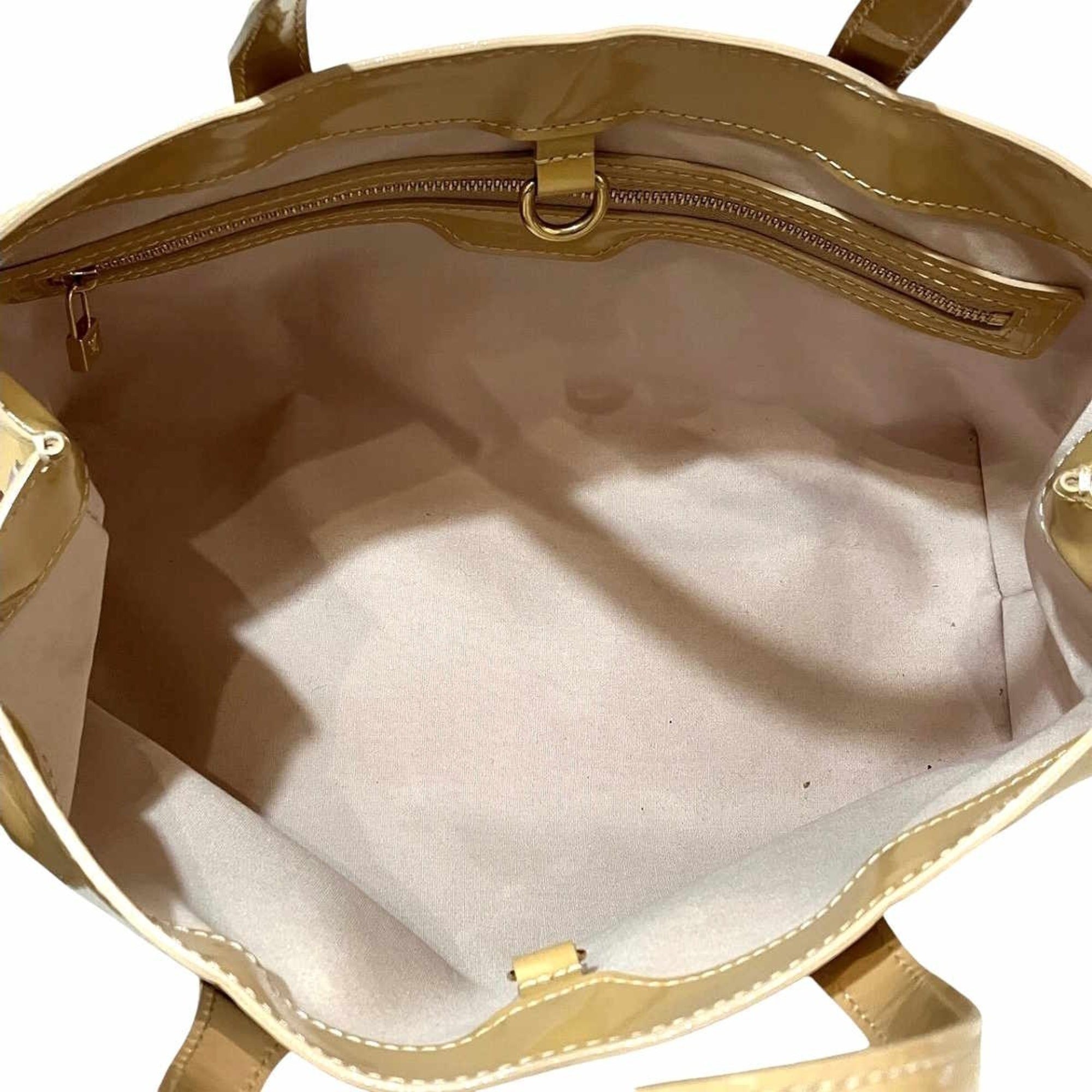 Louis Vuitton Yellow Vernis Handbag (Pre-Owned)