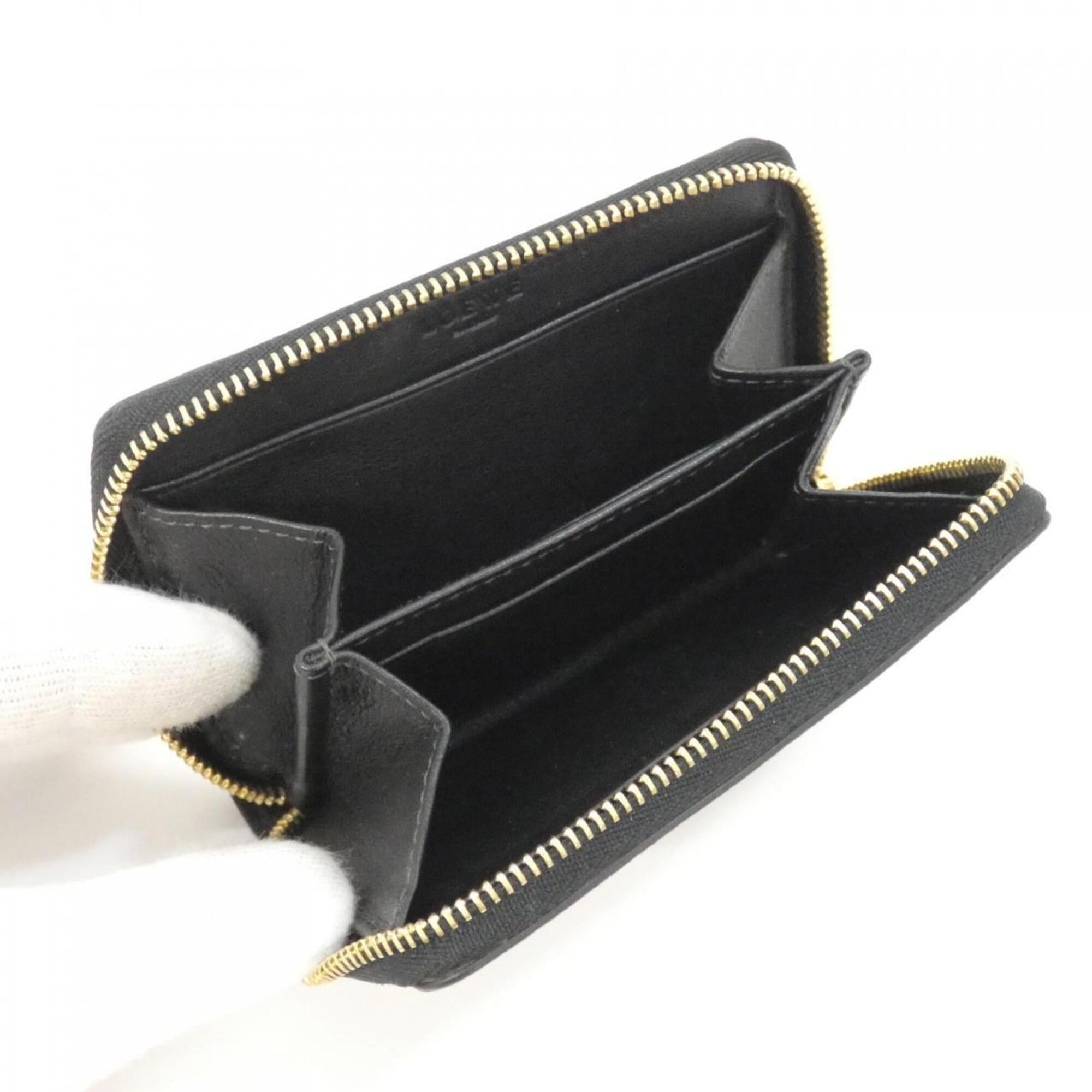 Loewe Black Coated Canvas Coin Purse/Coin Case (Pre-Owned)