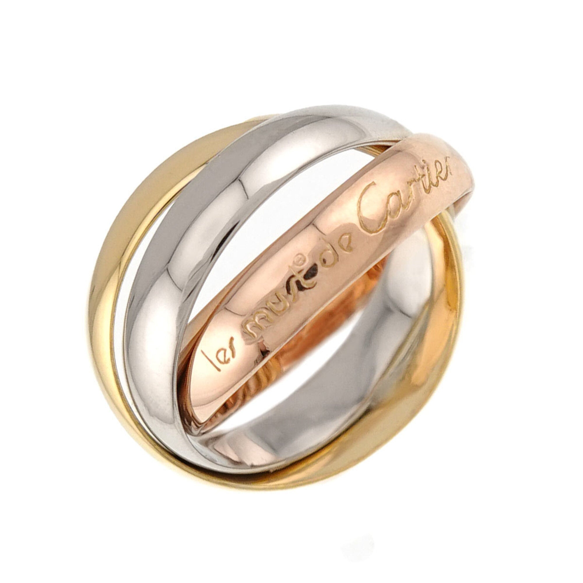 Cartier Yellow Gold (18K) Pink Gold (18K) White Gold (18K) Band Ring (Pre-Owned)