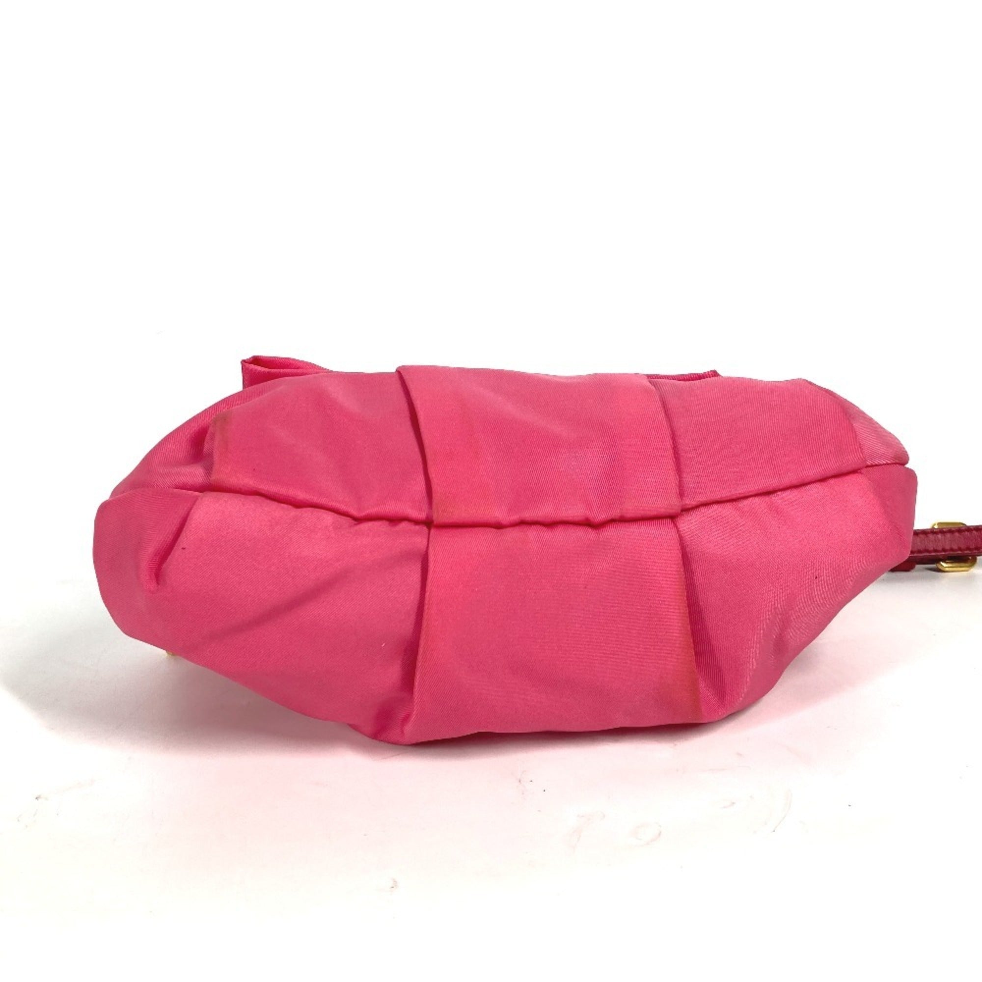 Prada Pink Bow Clutch Bag Pouch (Pre-Owned)