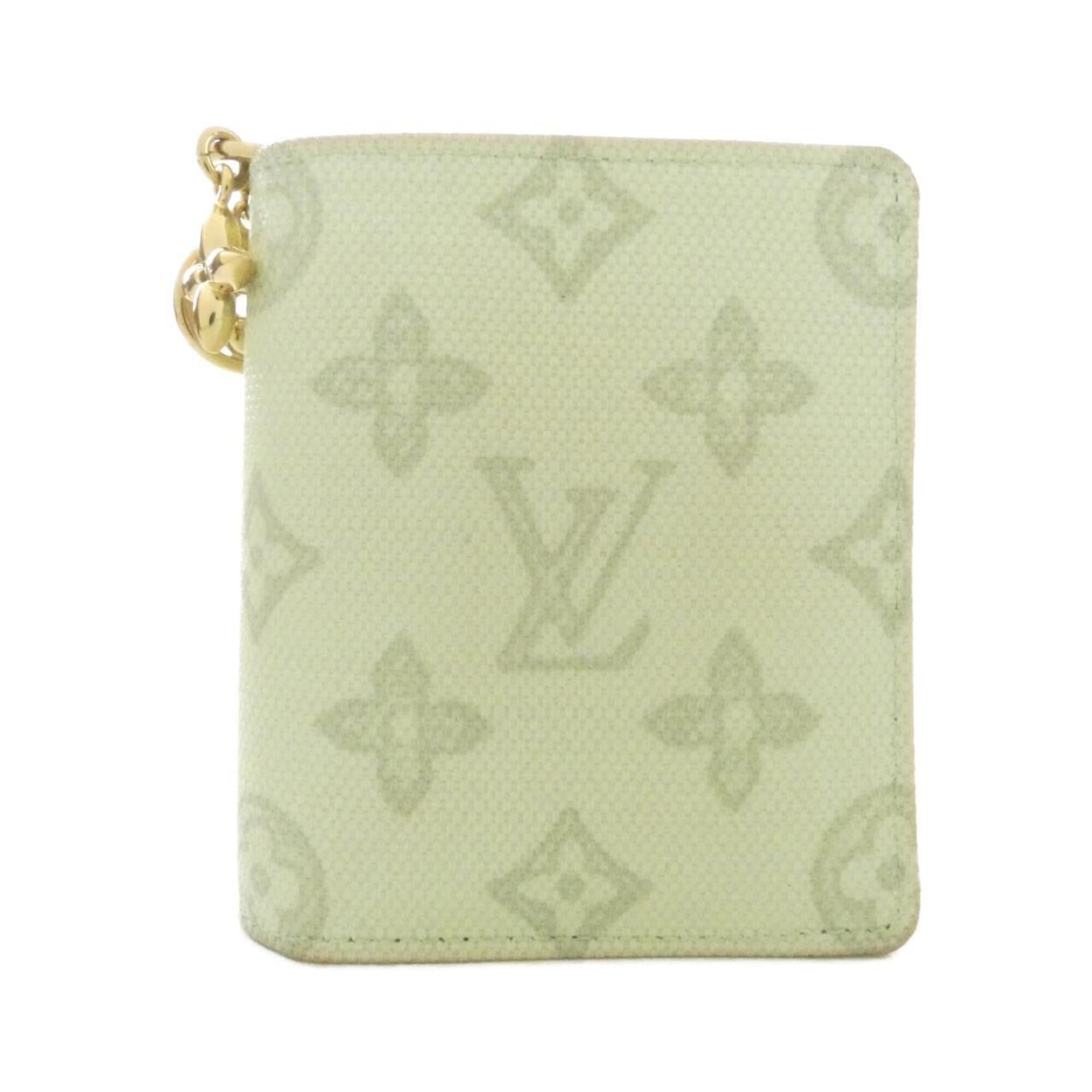 Louis Vuitton Monogram Vert Coated Canvas Wallet (Bi-Fold) (Pre-Owned)
