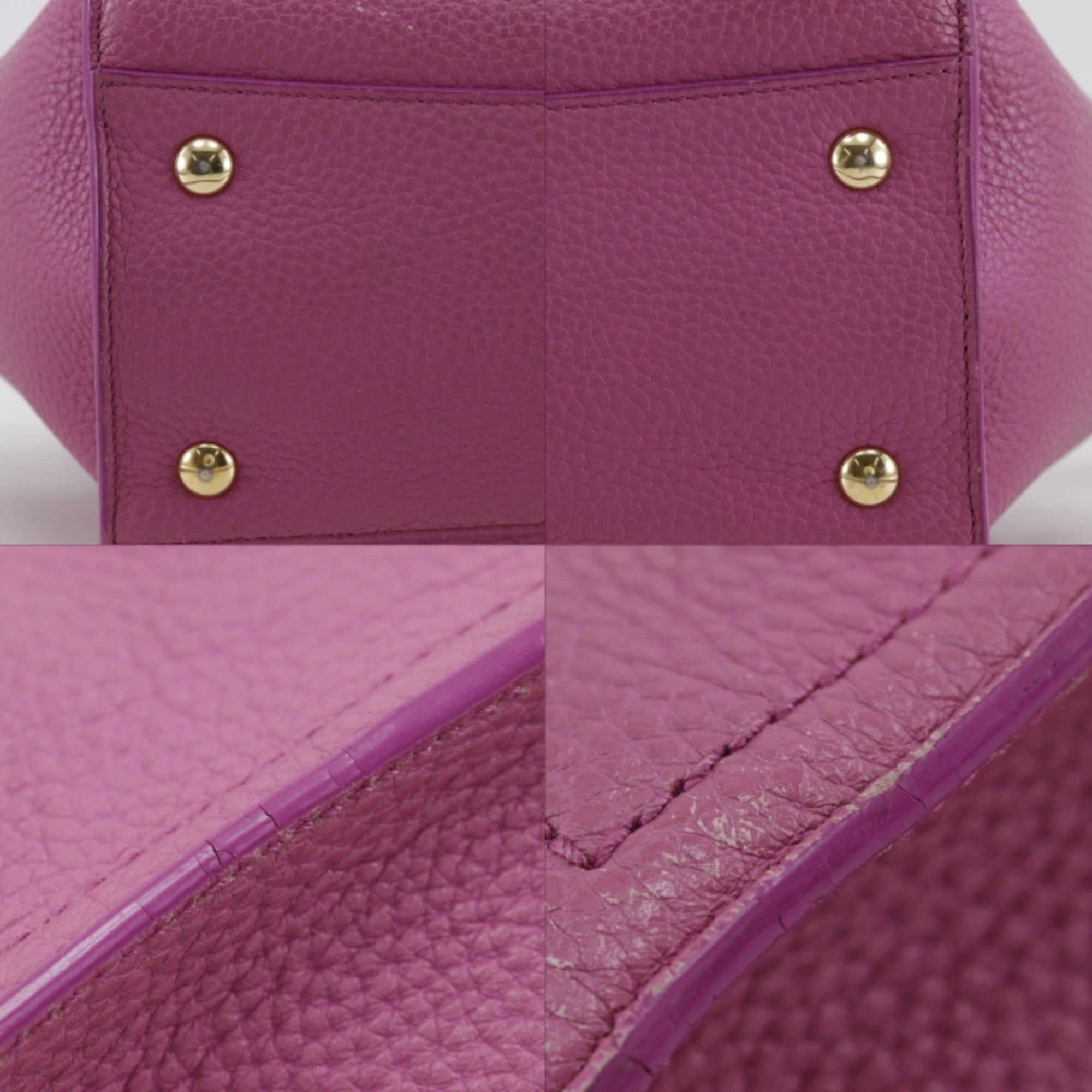 Salvatore Ferragamo Pink Leather Handbag (Pre-Owned)