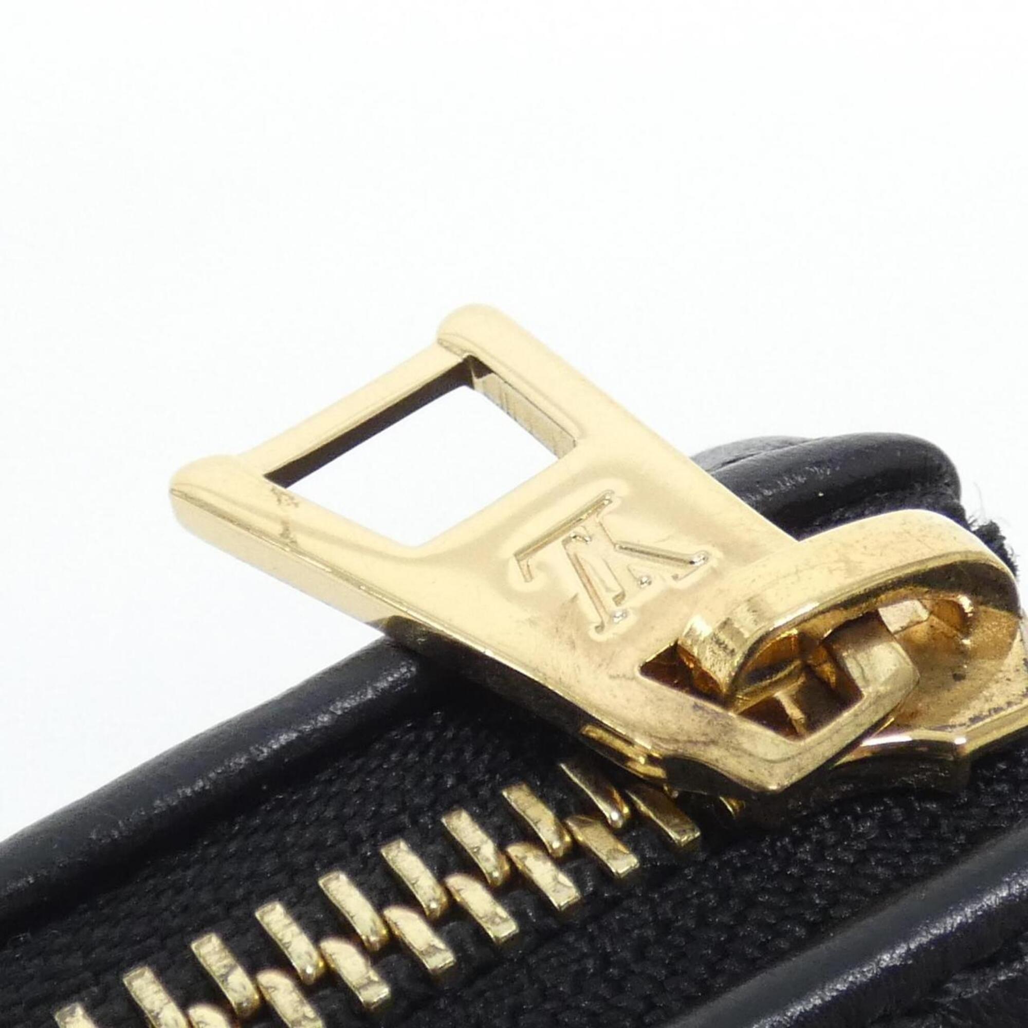 Louis Vuitton Black Leather Shoulder Bag (Pre-Owned)