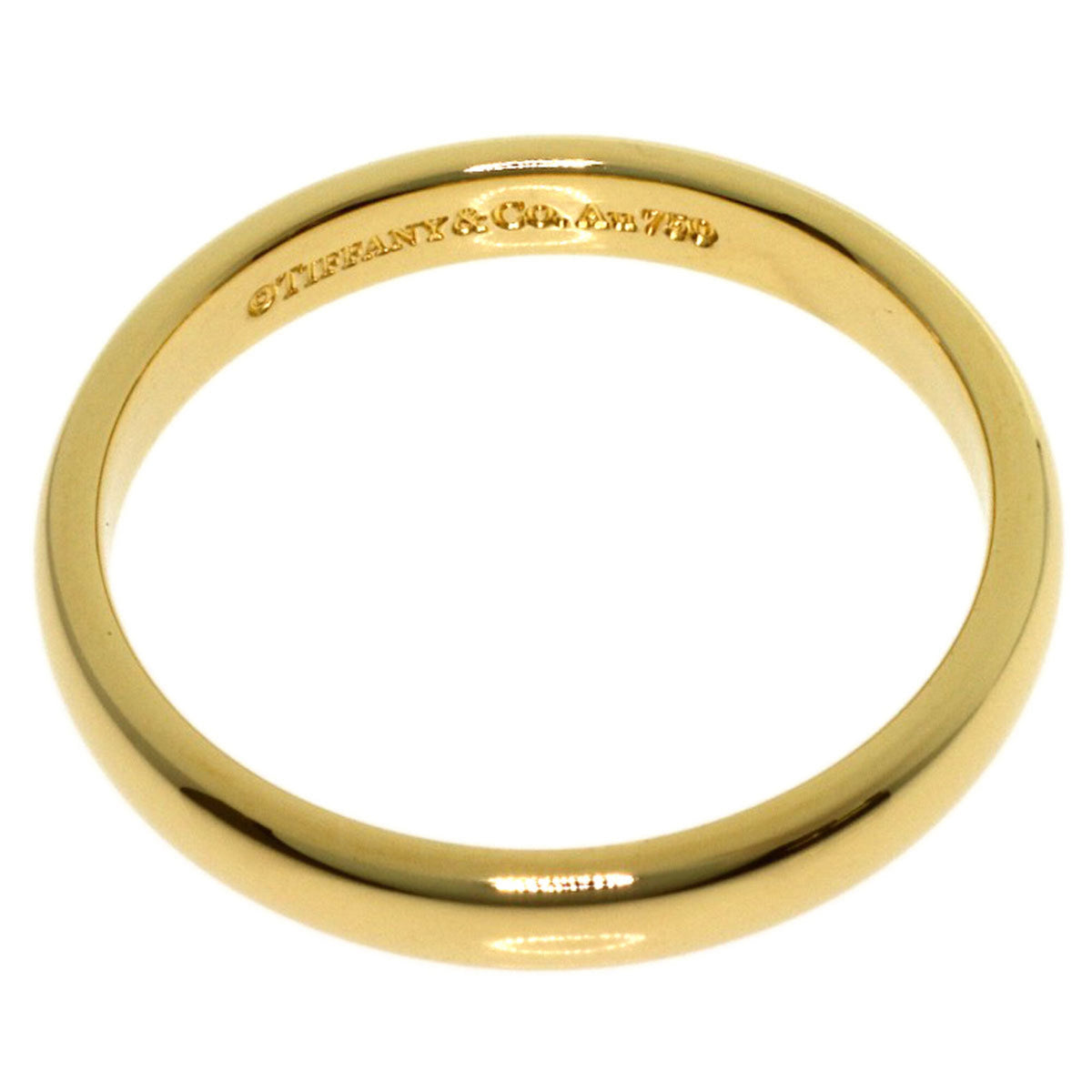 Tiffany Yellow Gold (18K) Band Ring (Pre-Owned)