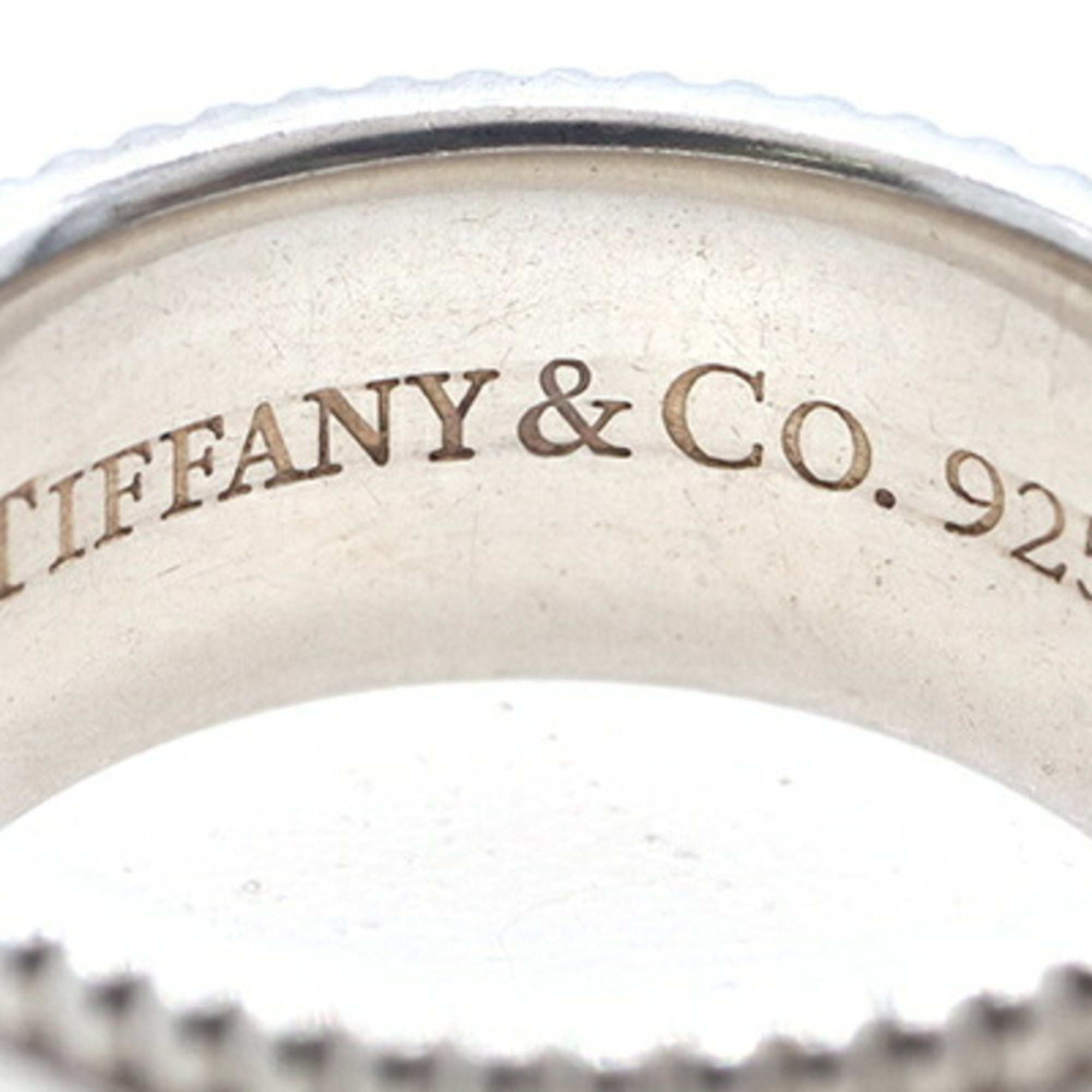 Tiffany Silver Sterling Silver 925 Band Ring (Pre-Owned)